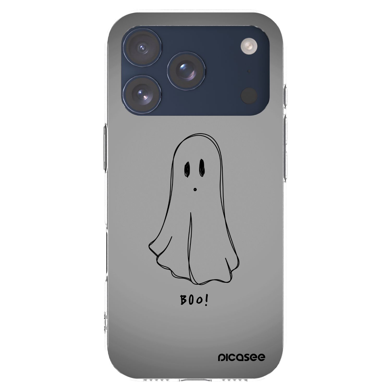 Picasee silikonska prozirna maskica za Apple iPhone 17 Pro - Ghost
