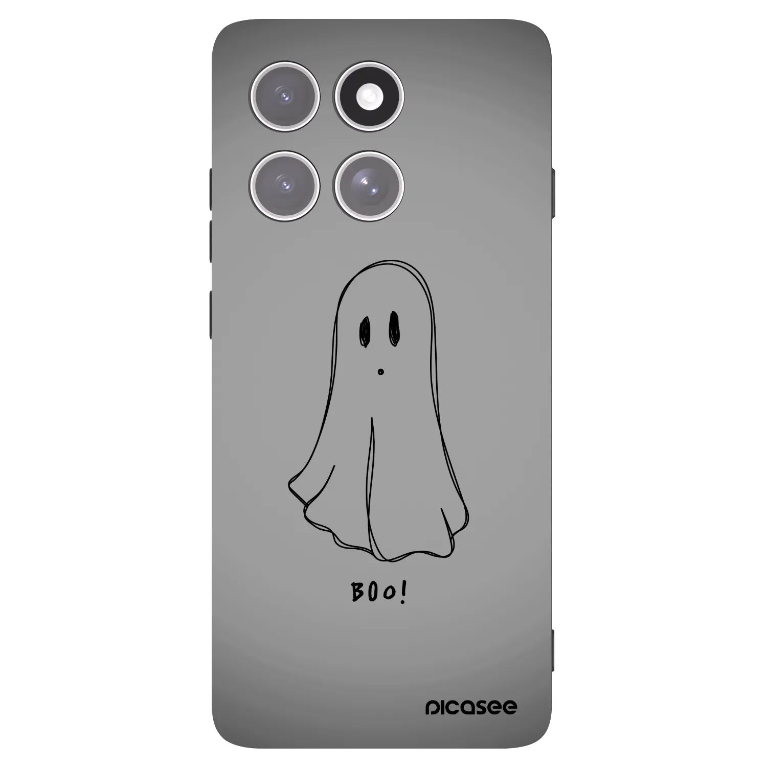 Picasee crna silikonska maskica za Motorola Edge 60 Pro - Ghost