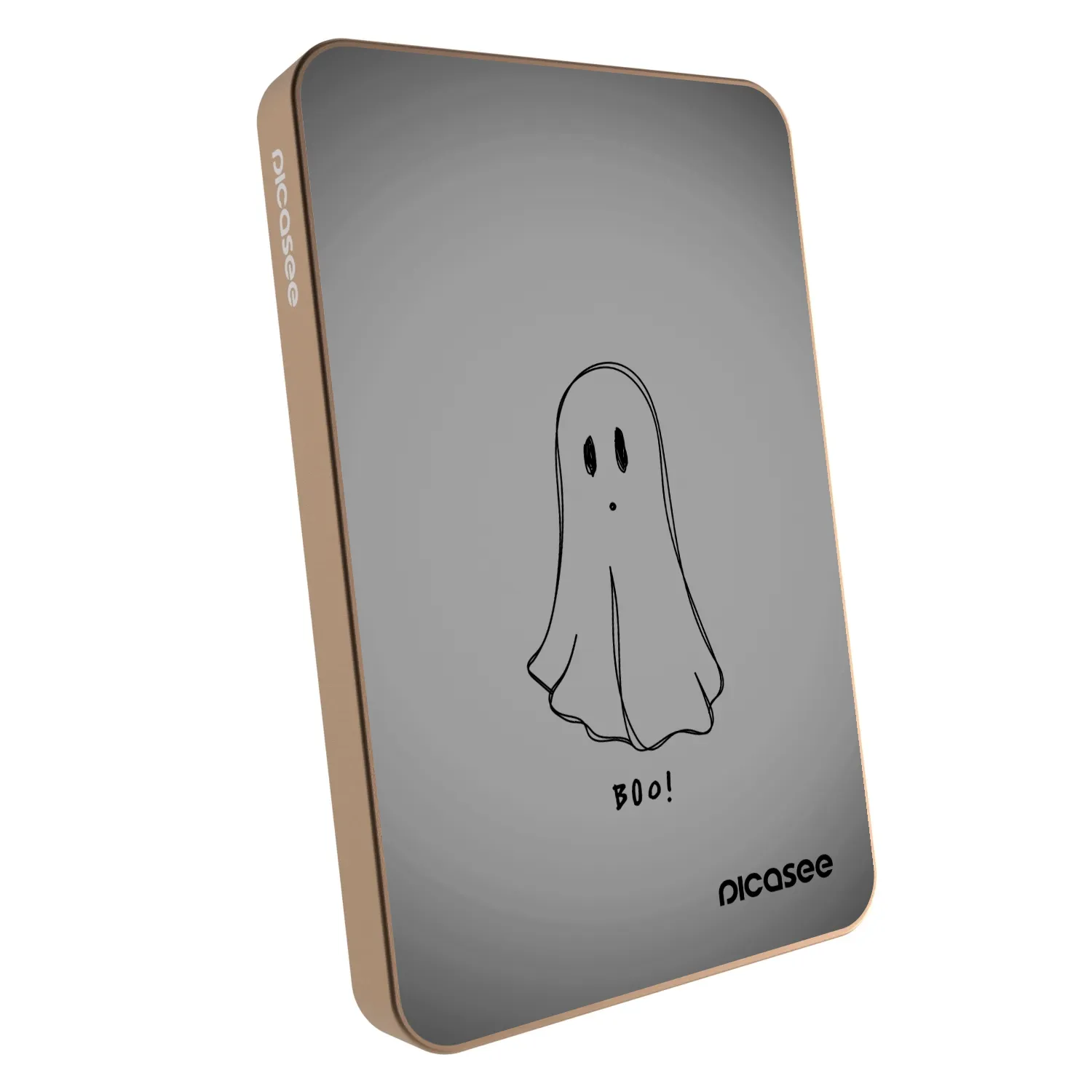 Picasee Prijenosni punjač s MagSafe 5 000 mAh Zlatni - Ghost