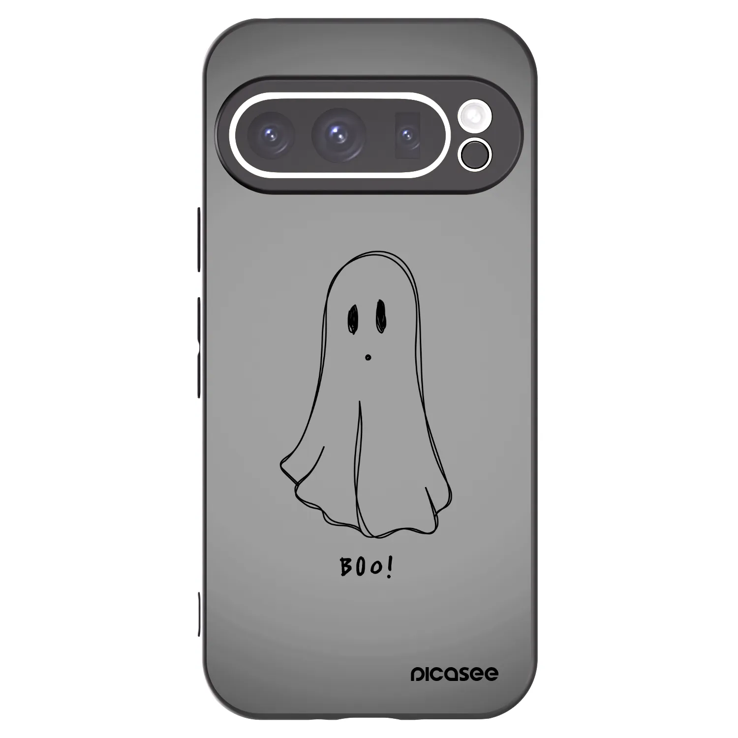 Picasee crna silikonska maskica za Google Pixel 9 Pro XL - Ghost