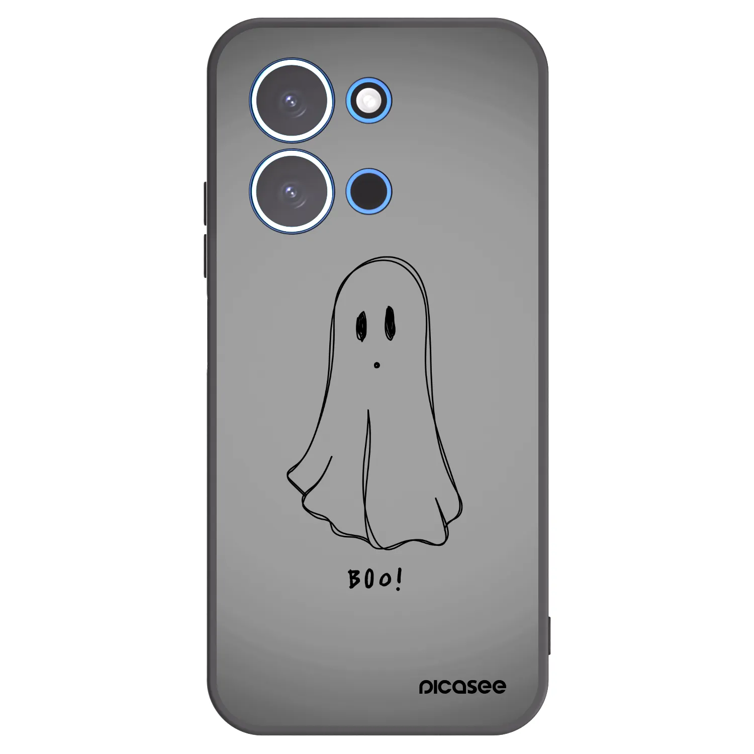 Picasee crna silikonska maskica za Xiaomi Redmi 15C 4G - Ghost