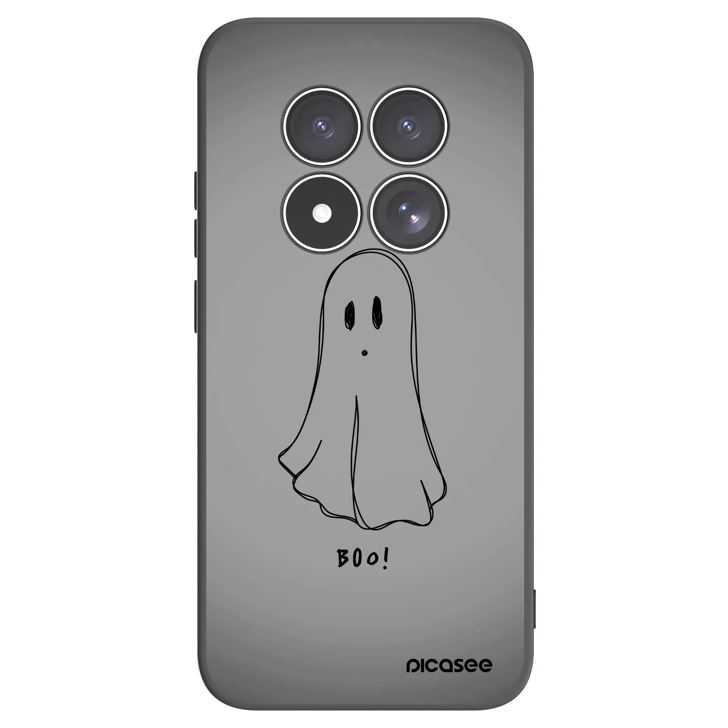 Picasee crna silikonska maskica za Xiaomi Redmi Note 15 Pro 4G - Ghost
