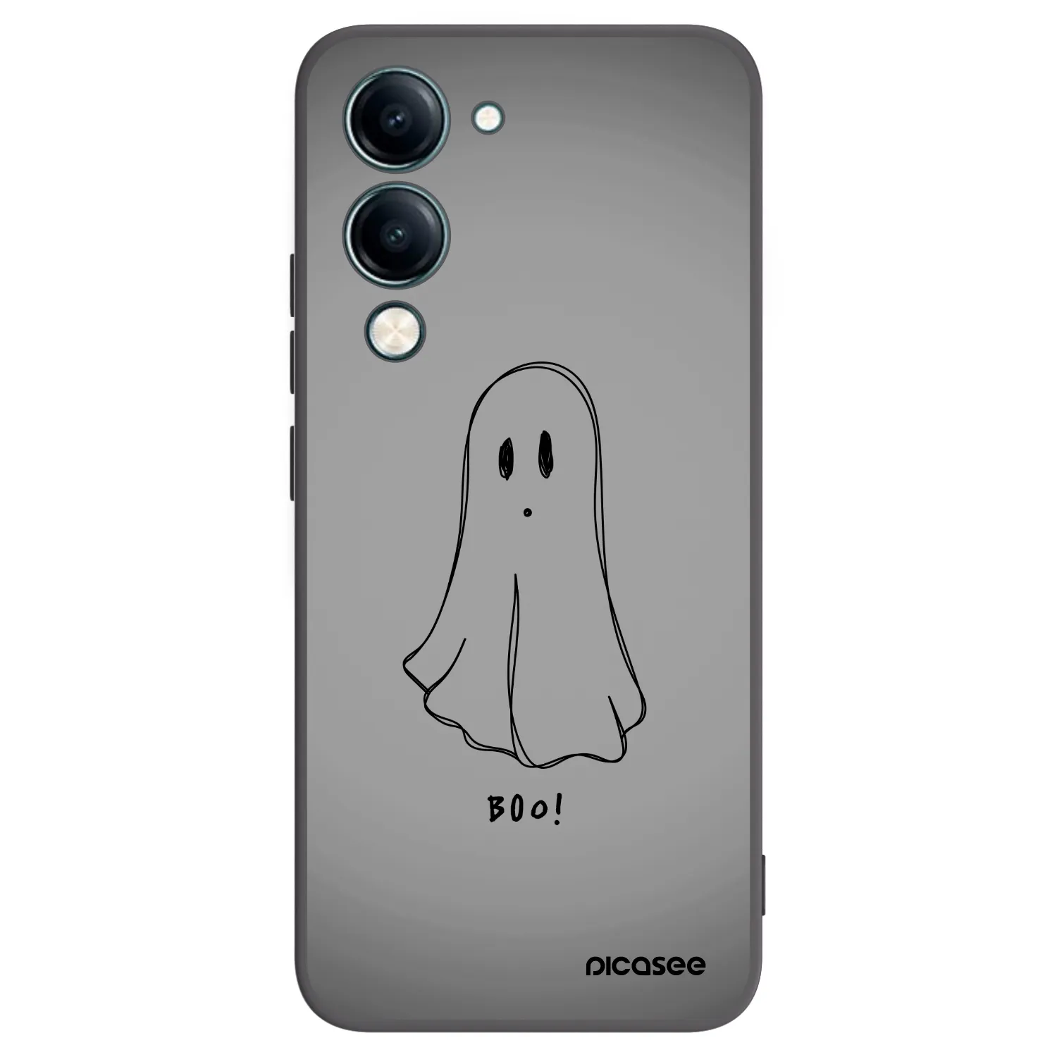 Picasee crna silikonska maskica za Vivo Y29s 5G - Ghost