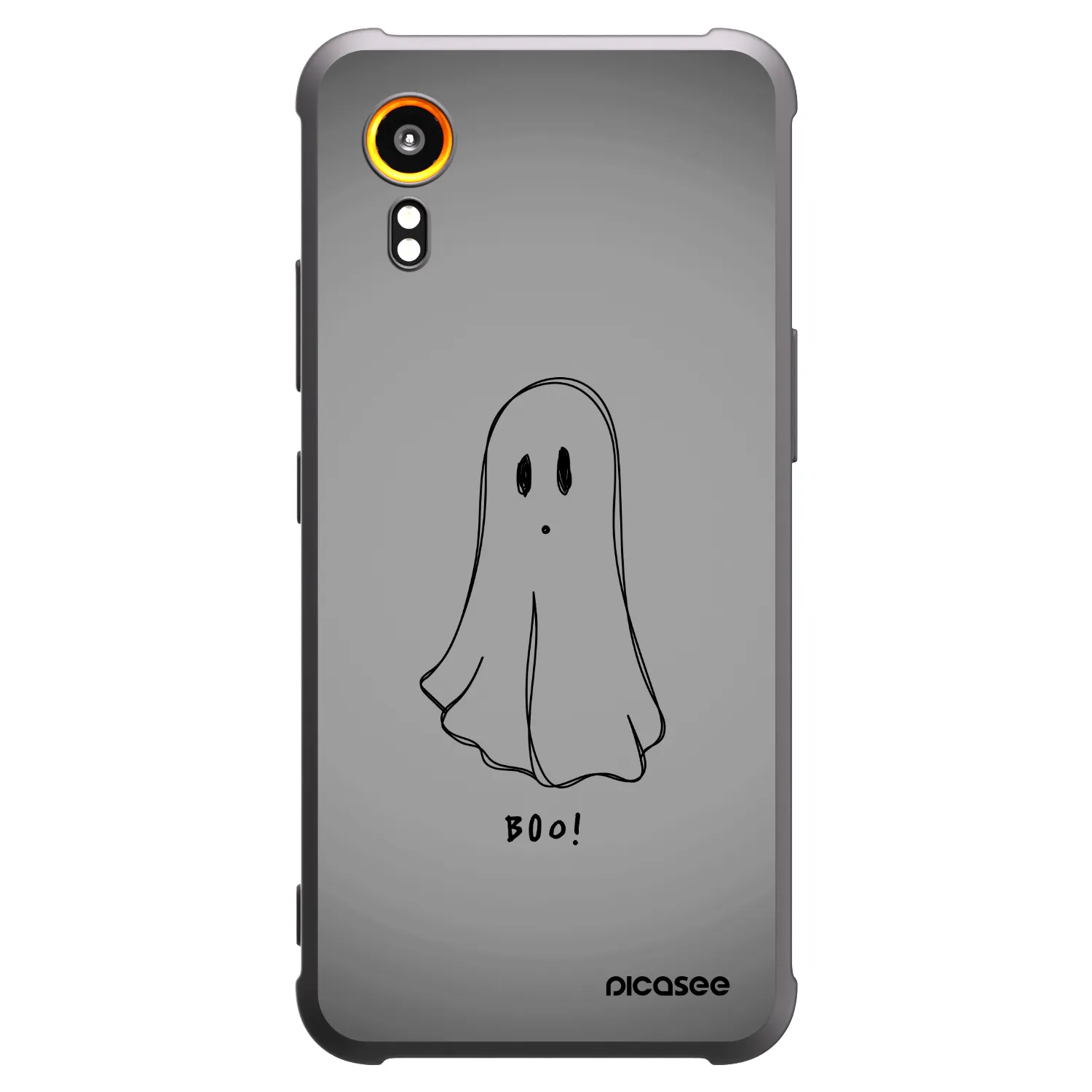 Picasee crna silikonska maskica za Samsung Galaxy XCover 7 - Ghost