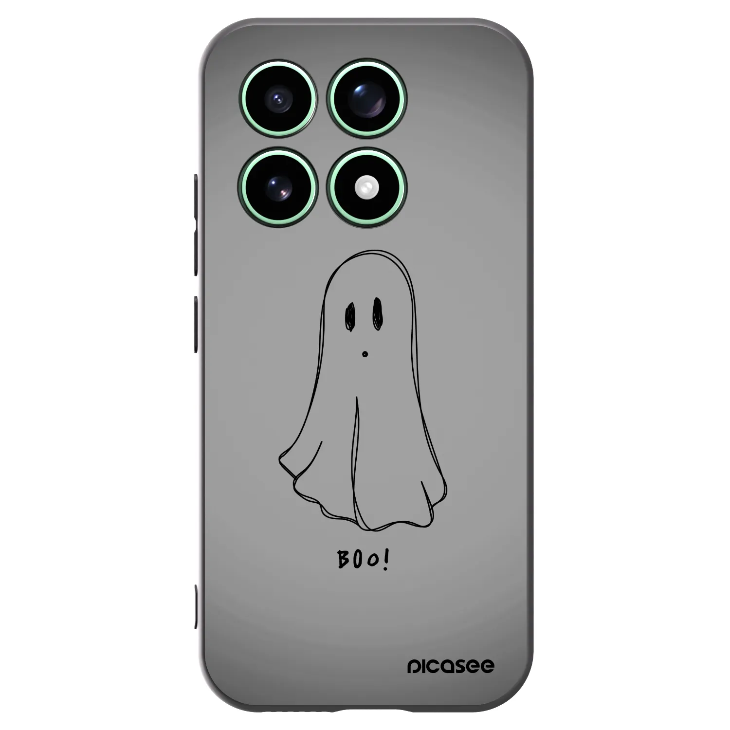 Picasee crna silikonska maskica za Xiaomi 17 - Ghost