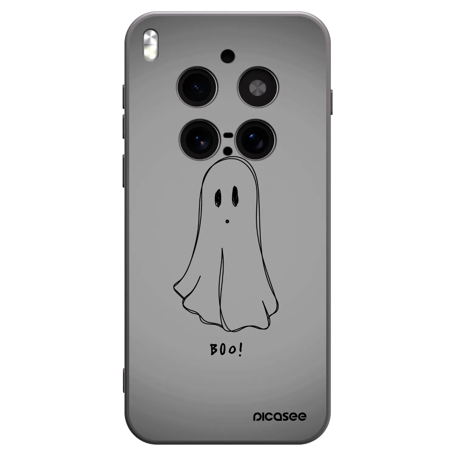 Picasee crna silikonska maskica za Vivo X300 Pro - Ghost