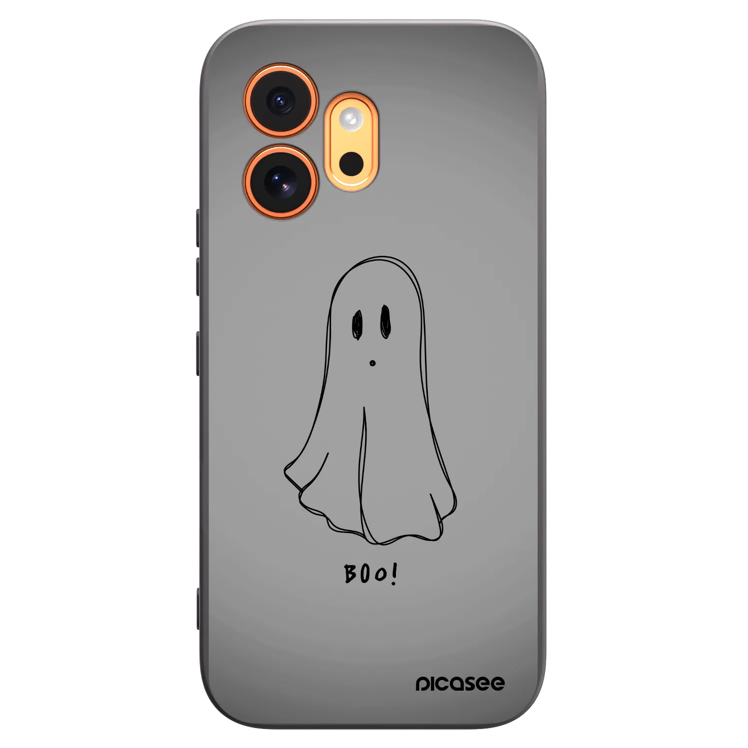Picasee crna silikonska maskica za Honor 600 - Ghost