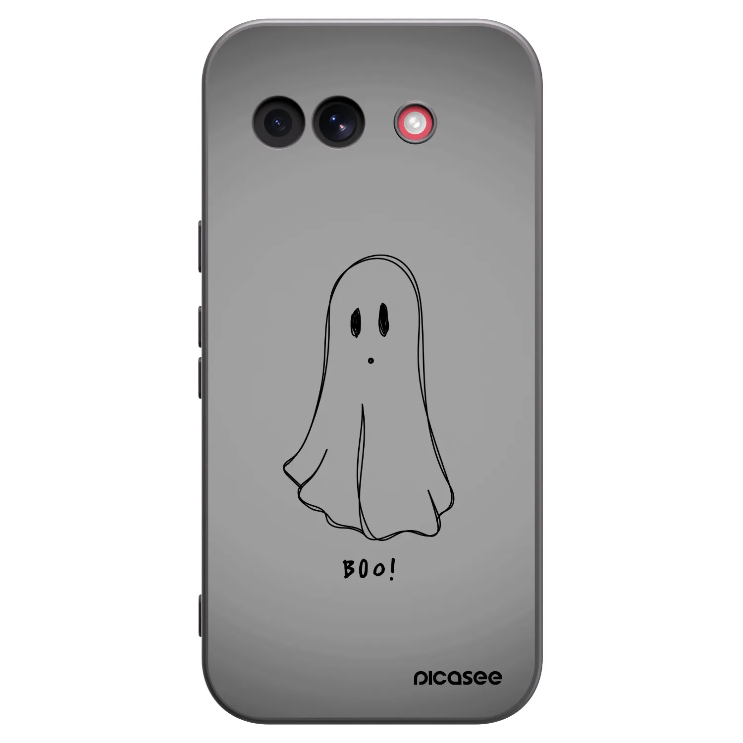Picasee crna silikonska maskica za Google Pixel 10a - Ghost
