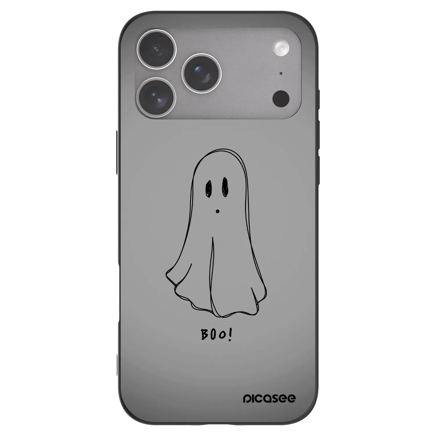 Picasee crna silikonska maskica za Apple iPhone 18 Pro Max - Ghost