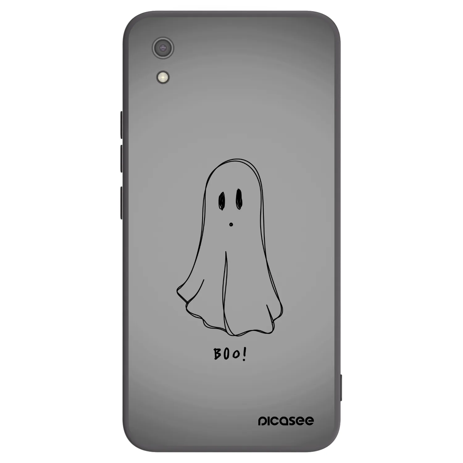 Picasee crna silikonska maskica za Xiaomi Redmi 7A - Ghost