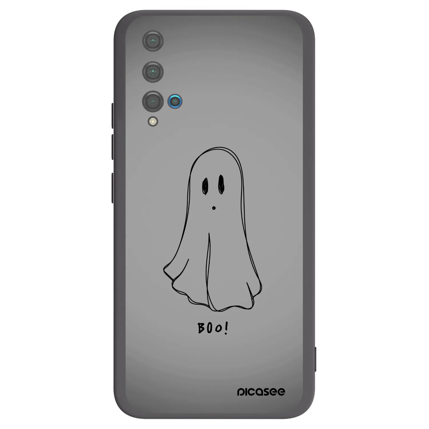 Picasee crna silikonska maskica za Huawei Nova 5T - Ghost