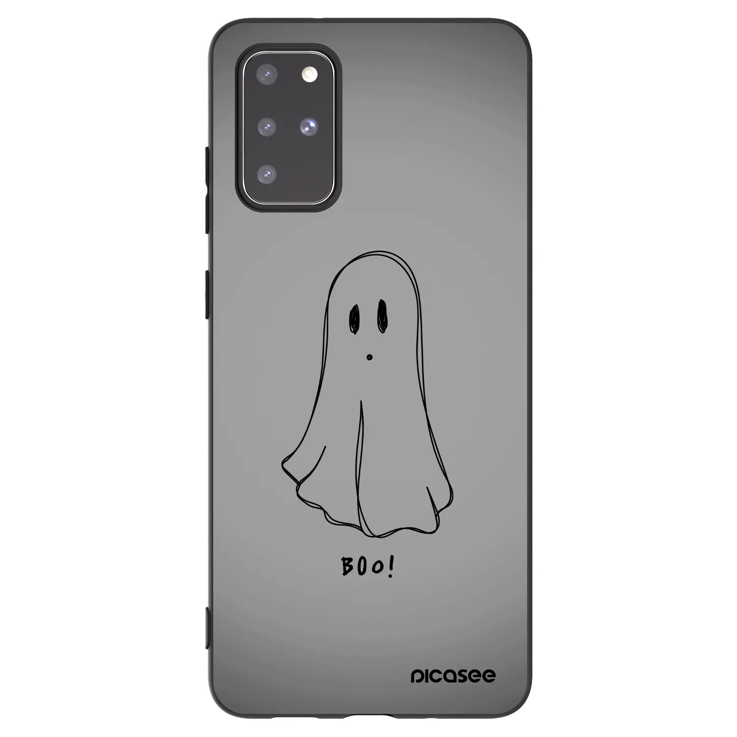 Picasee crna silikonska maskica za Samsung Galaxy S20+ G985F - Ghost