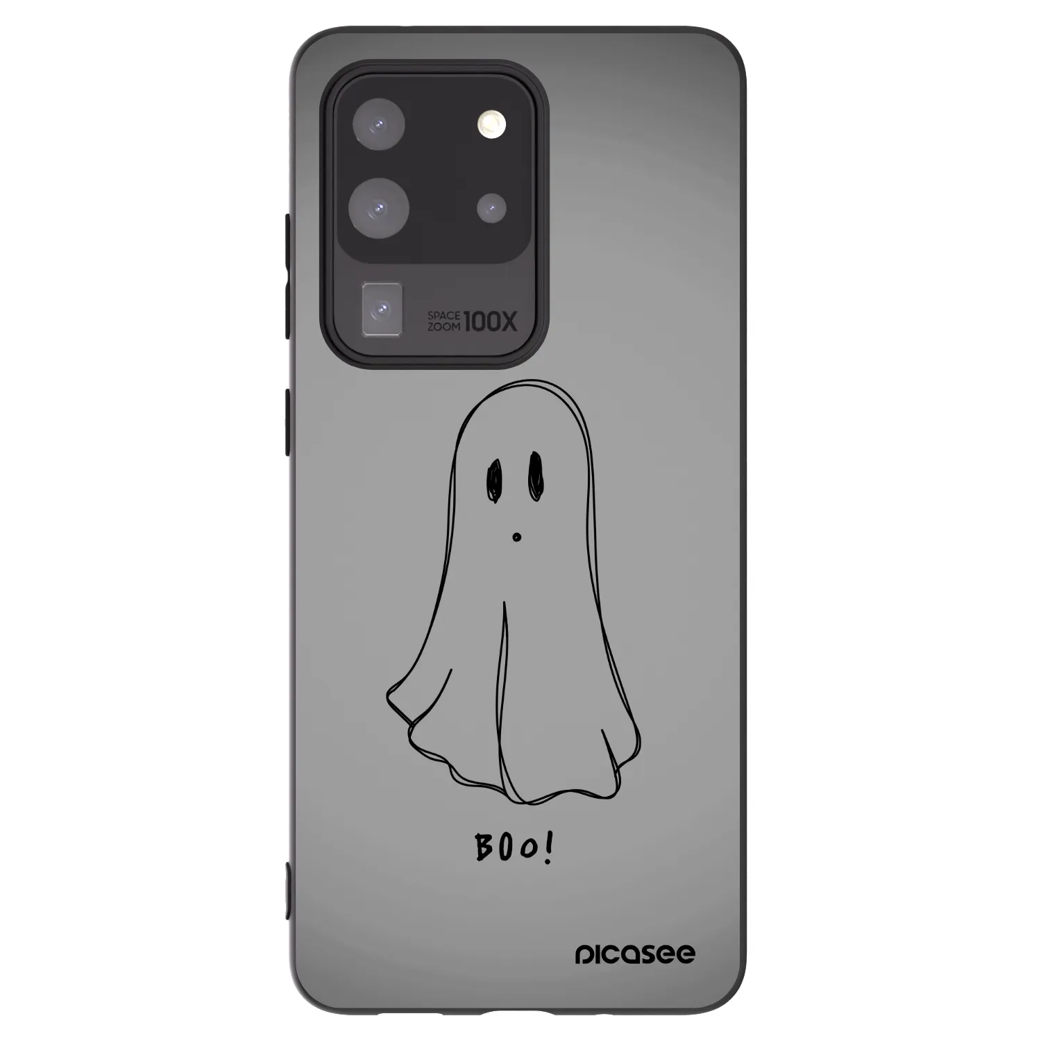 Picasee crna silikonska maskica za Samsung Galaxy S20 Ultra 5G G988F - Ghost