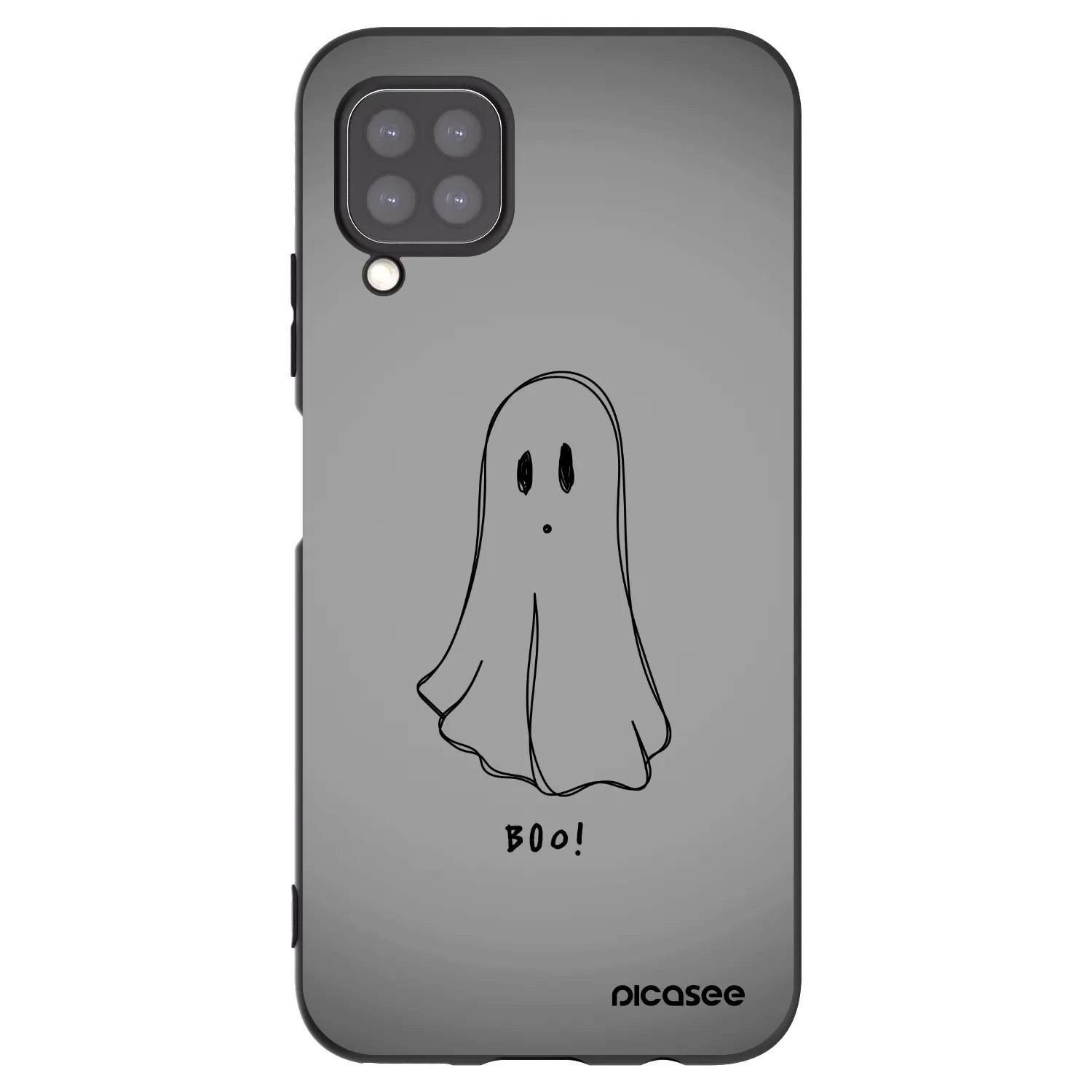 Picasee crna silikonska maskica za Huawei P40 Lite - Ghost
