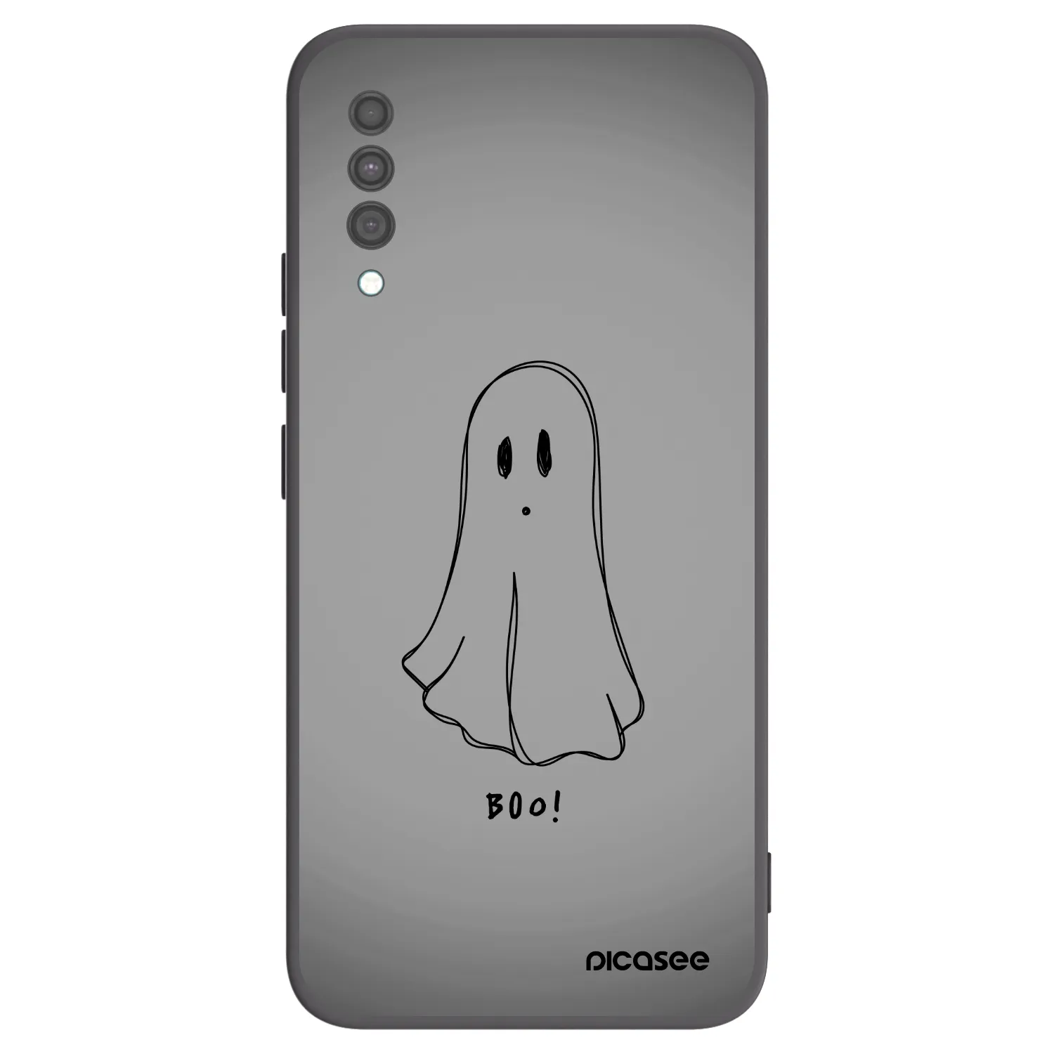 Picasee crna silikonska maskica za Samsung Galaxy A30s A307F - Ghost