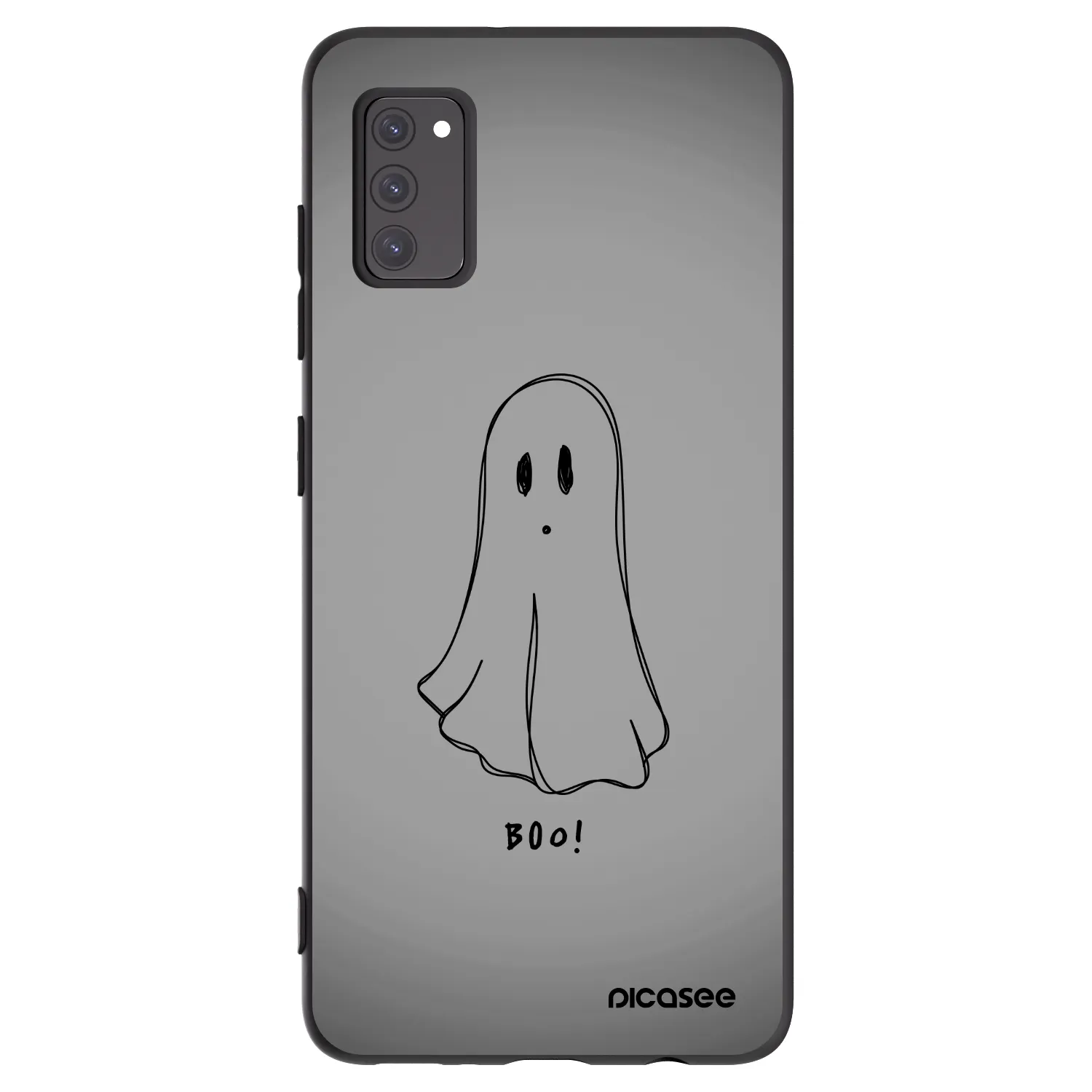 Picasee crna silikonska maskica za Samsung Galaxy A41 A415F - Ghost