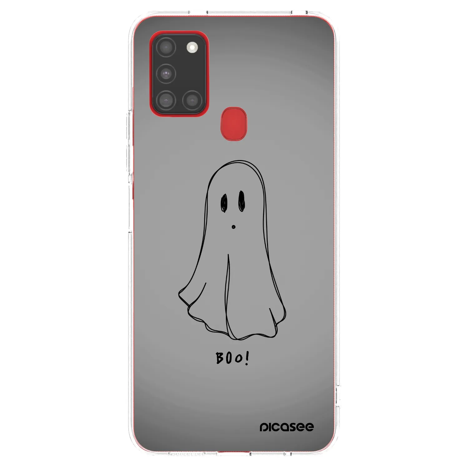 Picasee silikonska prozirna maskica za Samsung Galaxy A21s - Ghost