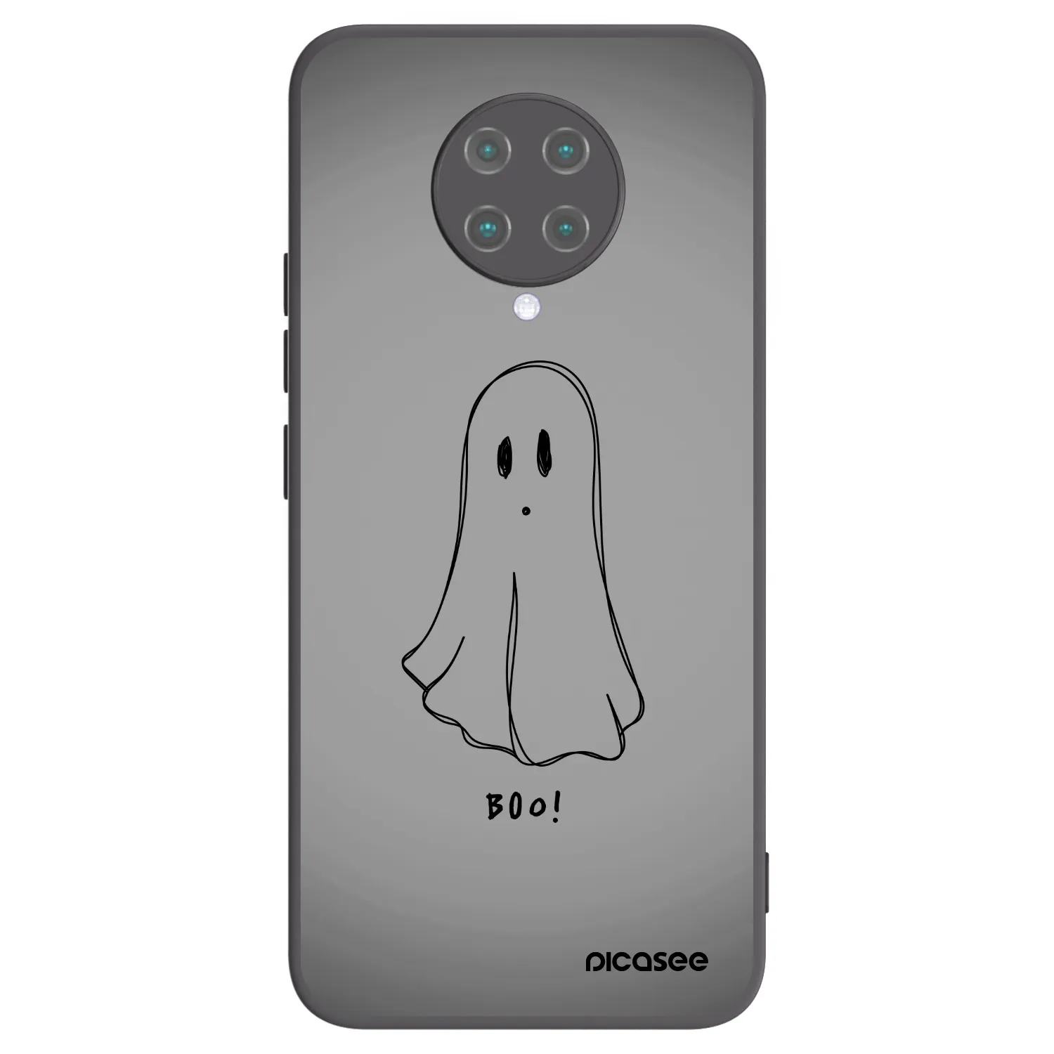 Picasee crna silikonska maskica za Xiaomi Poco F2 Pro - Ghost