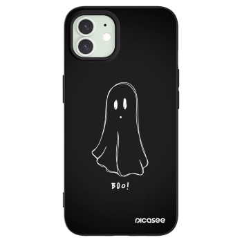 Picasee crna silikonska maskica za Apple iPhone 12 Pro - Ghost 2