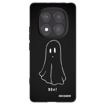 Picasee crna silikonska maskica za Xiaomi Redmi Note 14 Pro 5G - Ghost 2