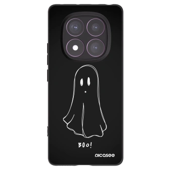 Picasee crna silikonska maskica za Xiaomi Redmi Note 14 Pro 4G - Ghost 2