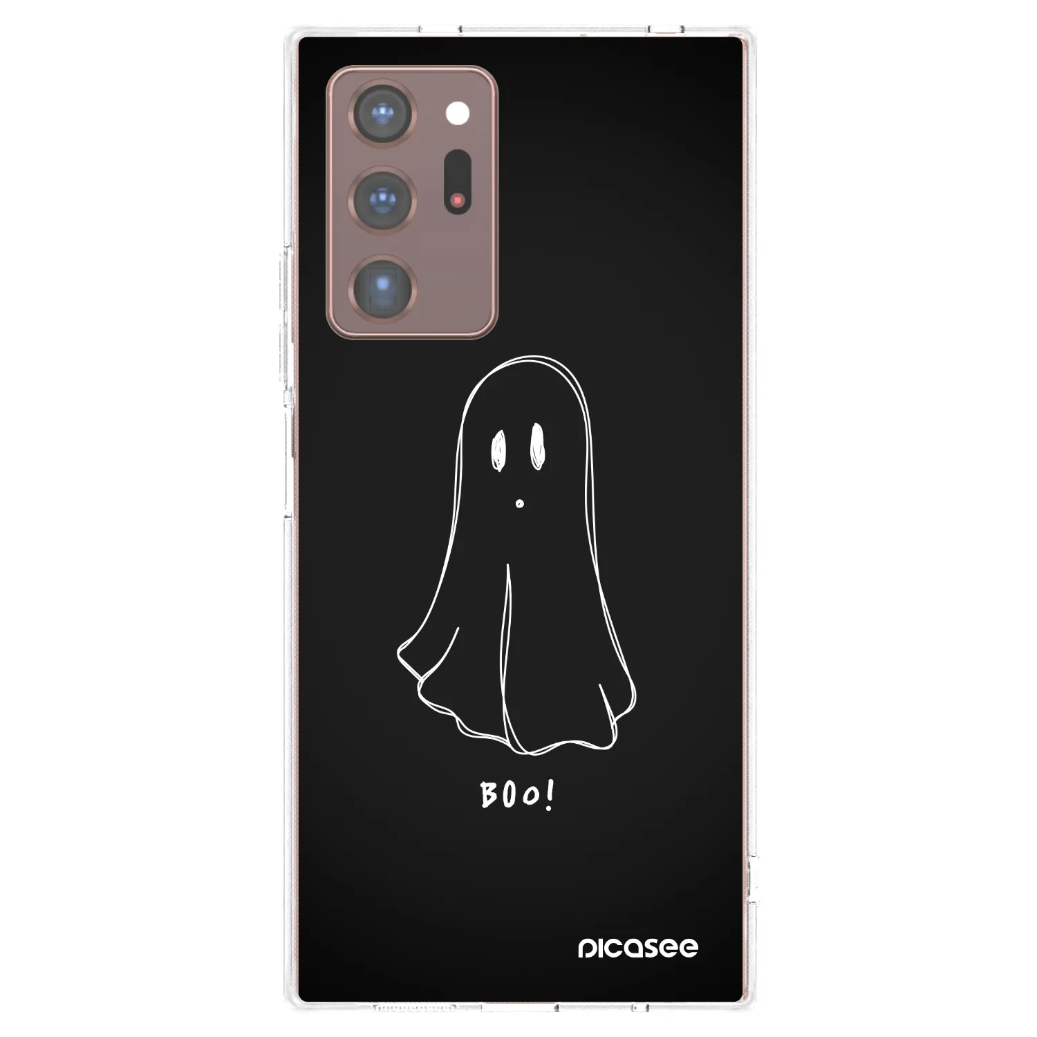 Picasee silikonska prozirna maskica za Samsung Galaxy Note 20 Ultra - Ghost 2