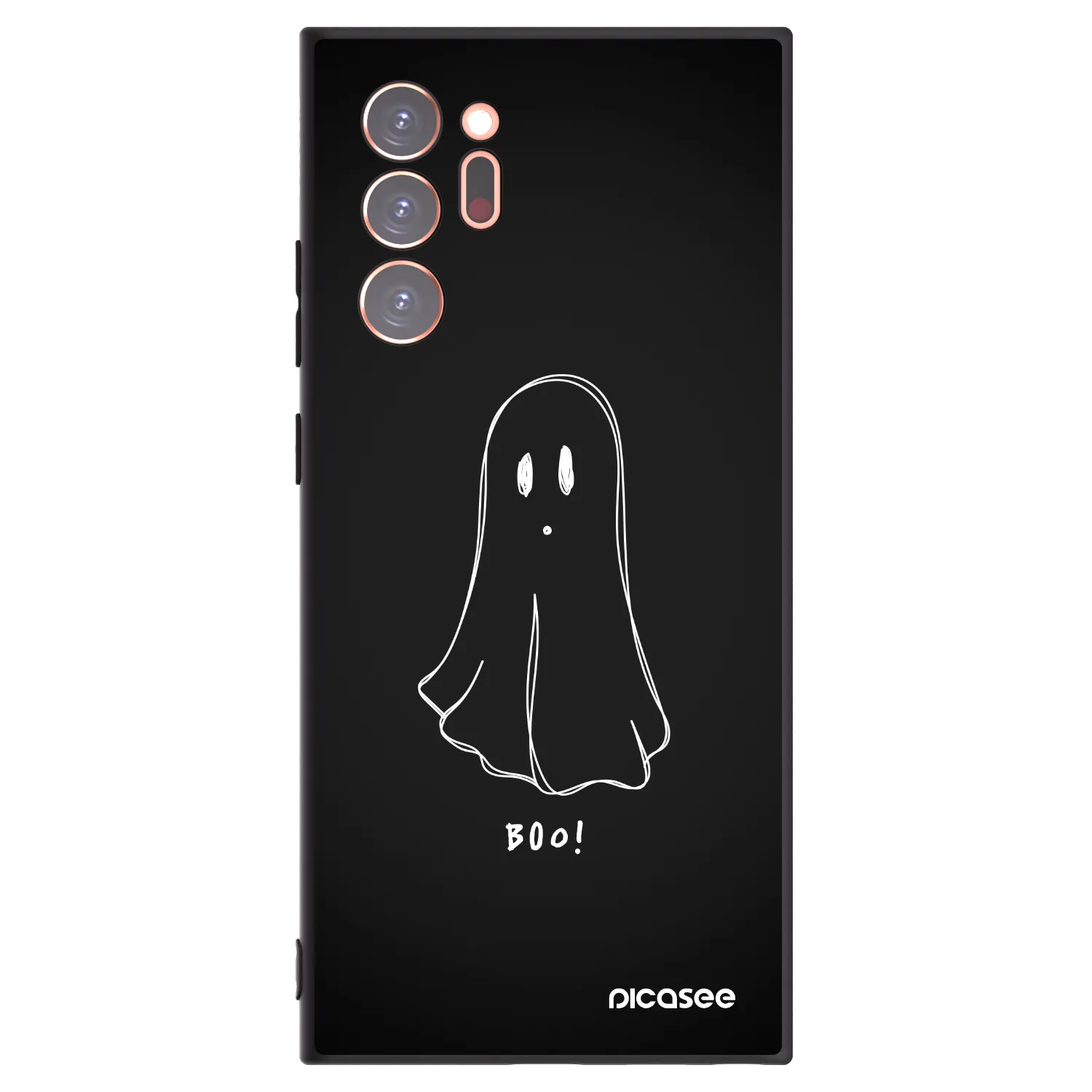 Picasee crna silikonska maskica za Samsung Galaxy Note 20 Ultra - Ghost 2