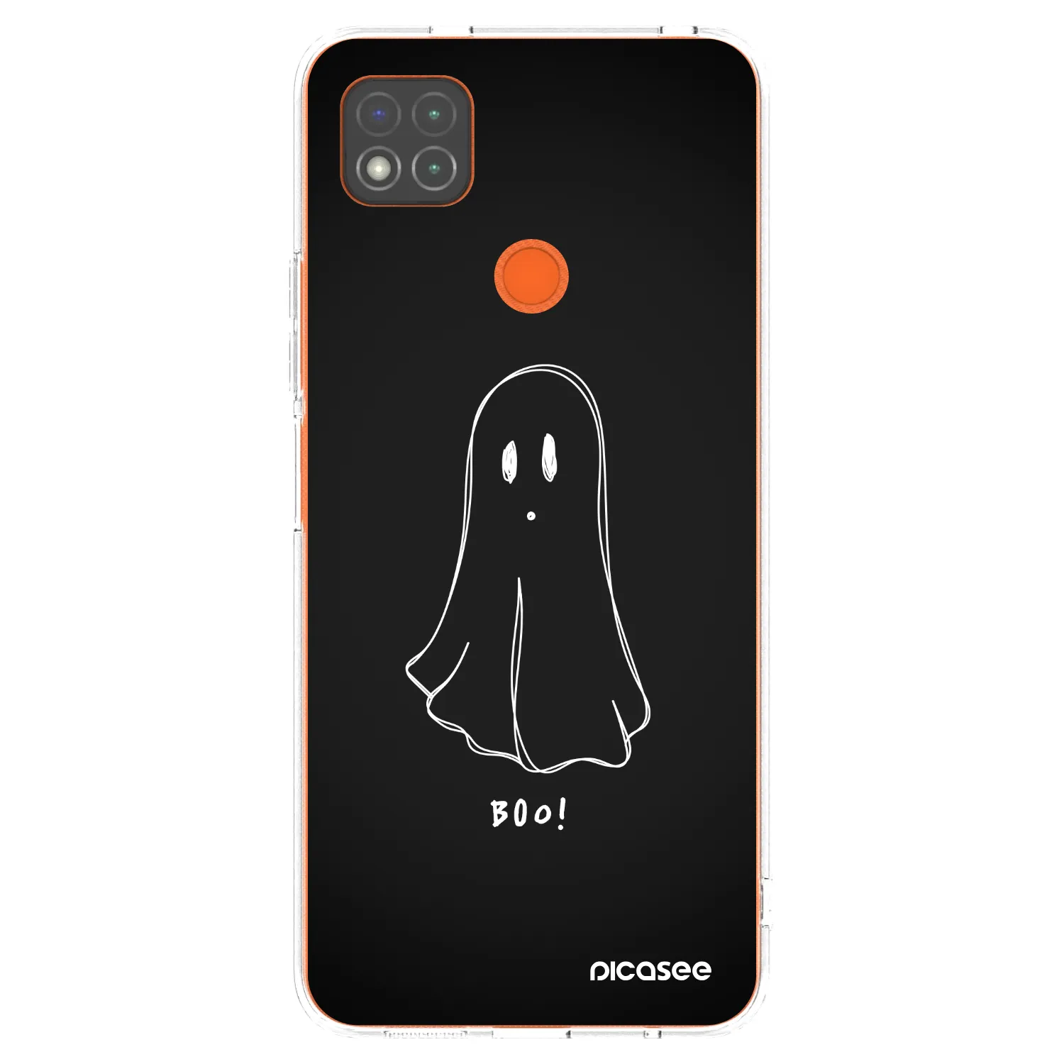 Picasee silikonska prozirna maskica za Xiaomi Redmi 9C - Ghost 2
