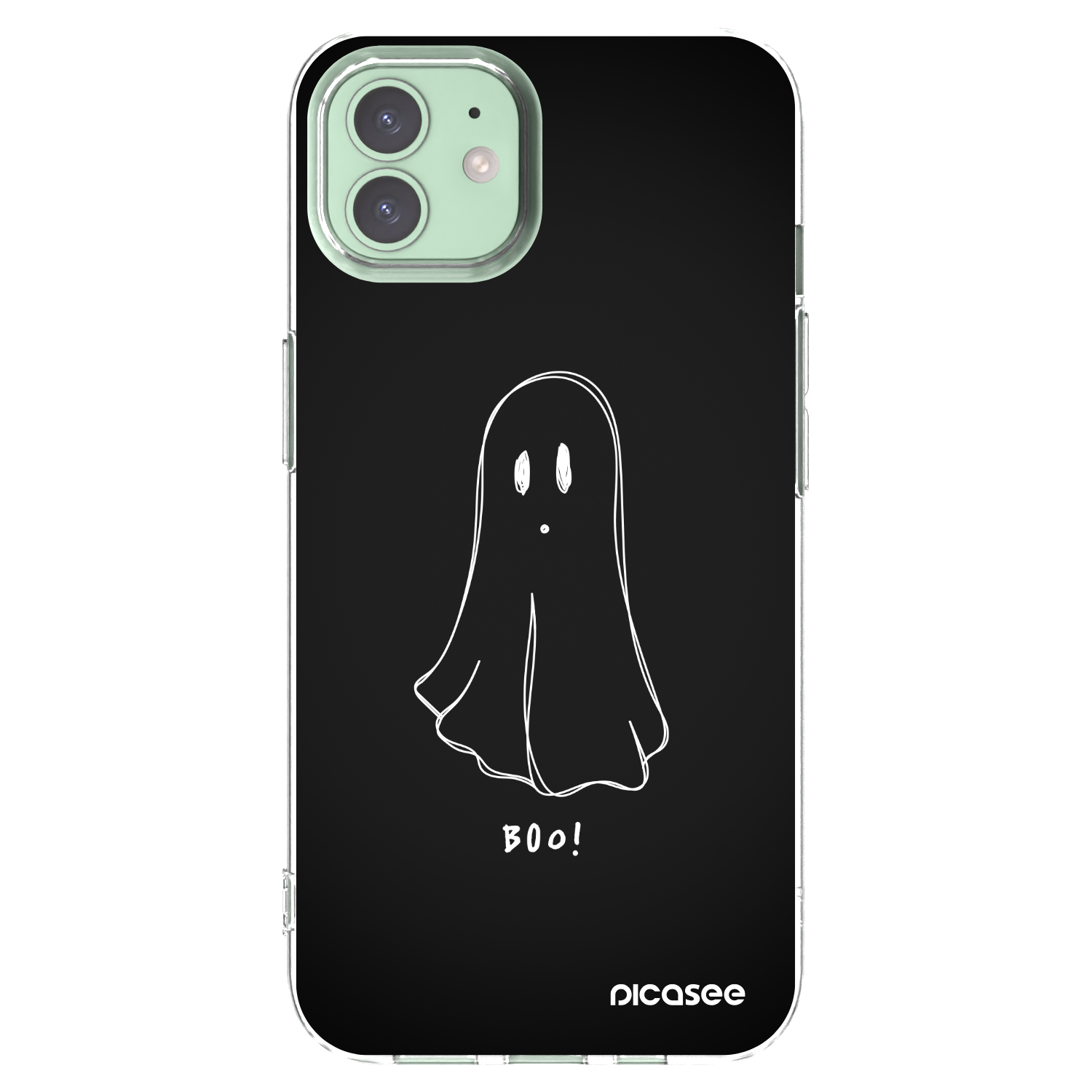 Picasee silikonska prozirna maskica za Apple iPhone 12 - Ghost 2