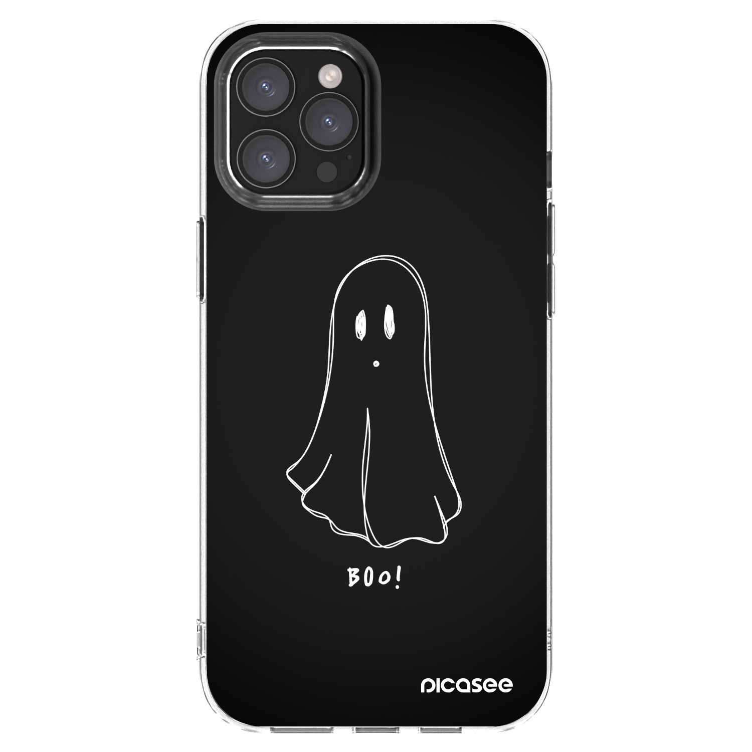 Picasee silikonska prozirna maskica za Apple iPhone 12 Pro Max - Ghost 2