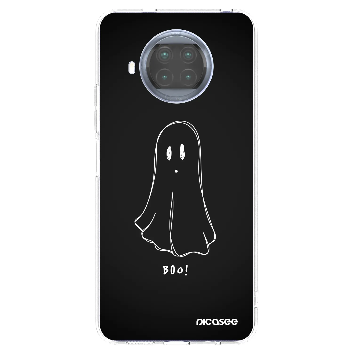 Picasee silikonska prozirna maskica za Xiaomi Mi 10T Lite - Ghost 2