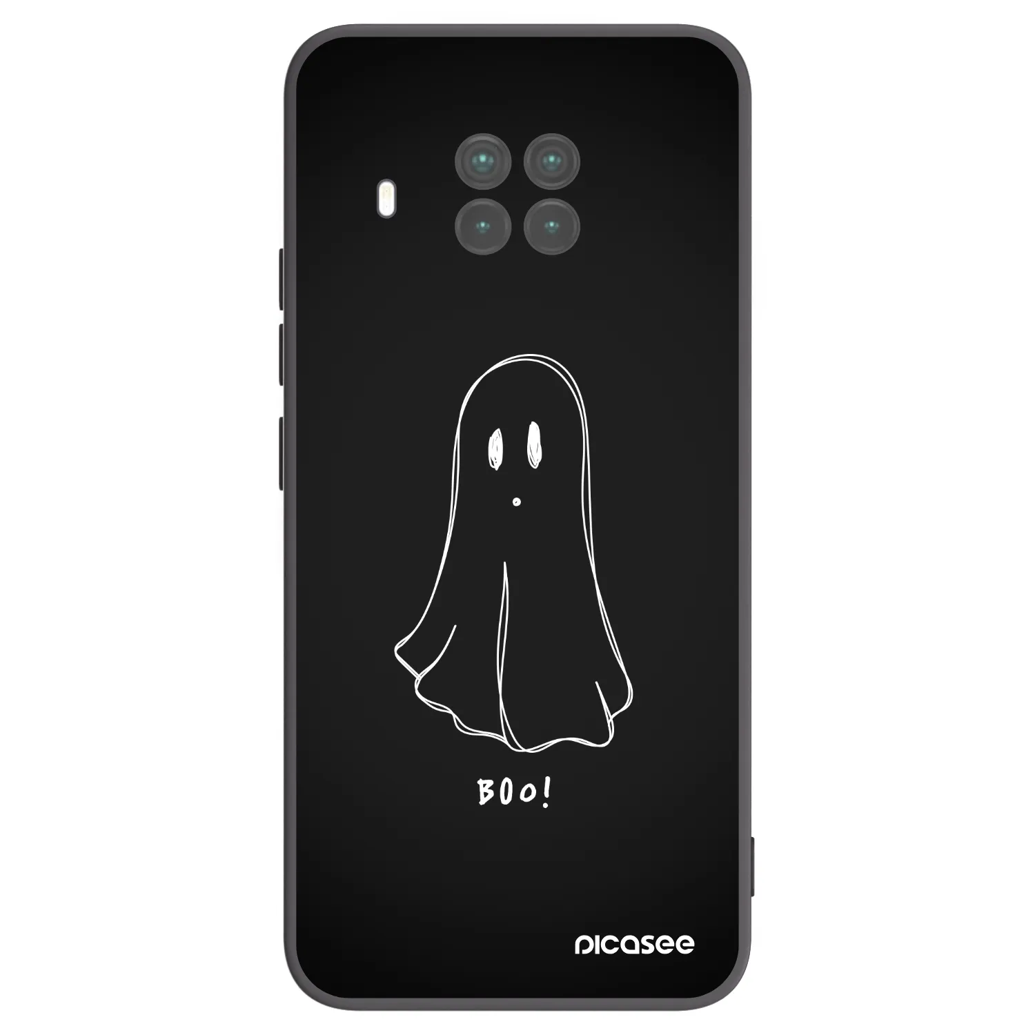 Picasee crna silikonska maskica za Xiaomi Mi 10T Lite - Ghost 2