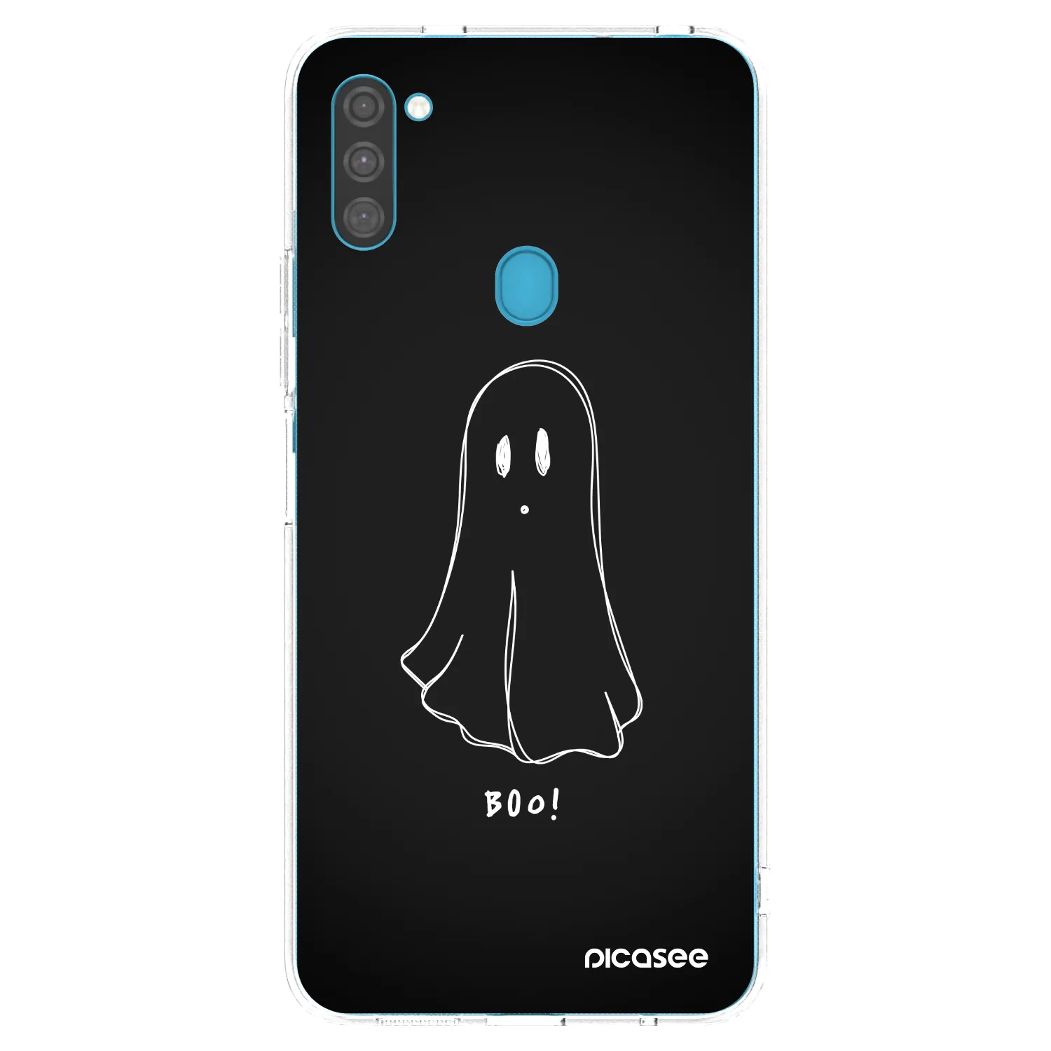 Picasee silikonska prozirna maskica za Samsung Galaxy M11 - Ghost 2