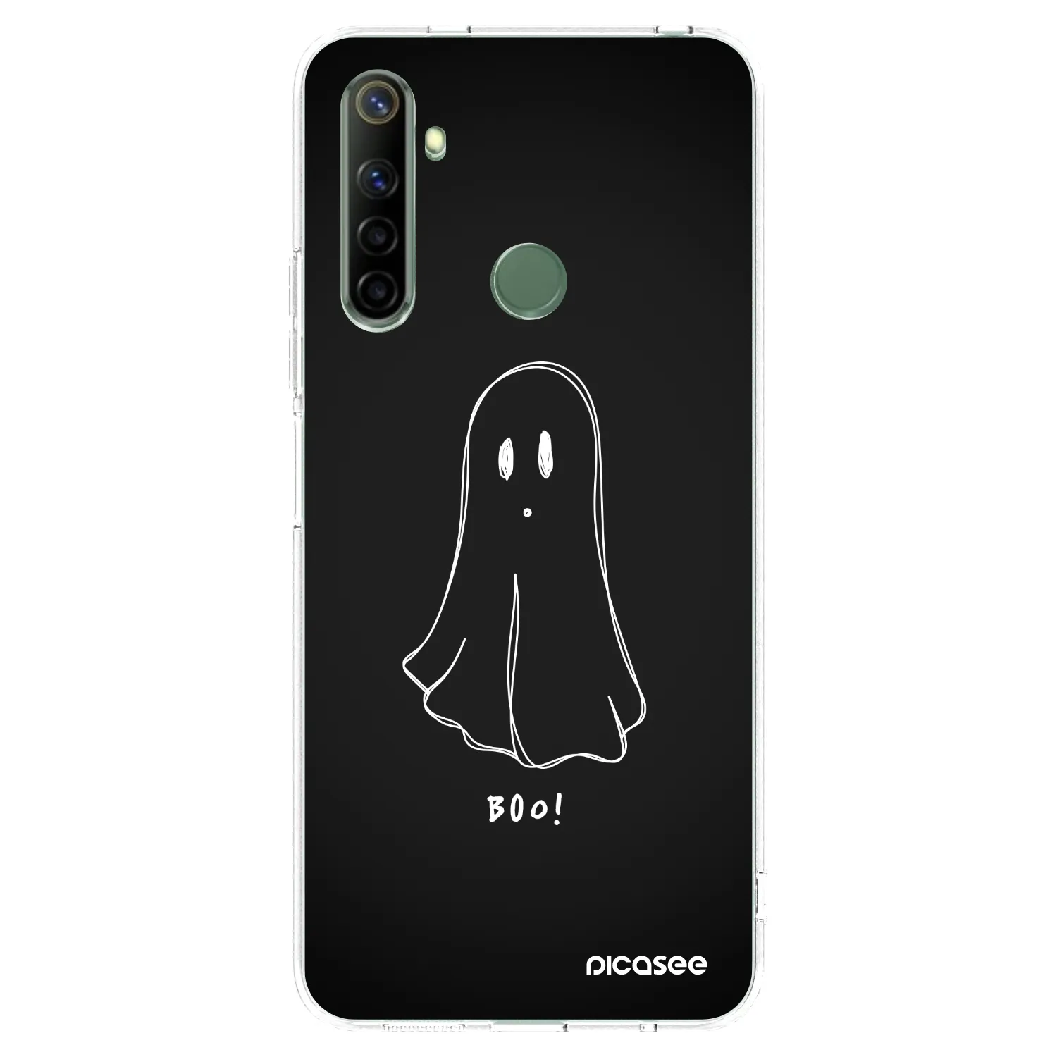 Picasee silikonska prozirna maskica za Realme 6i - Ghost 2
