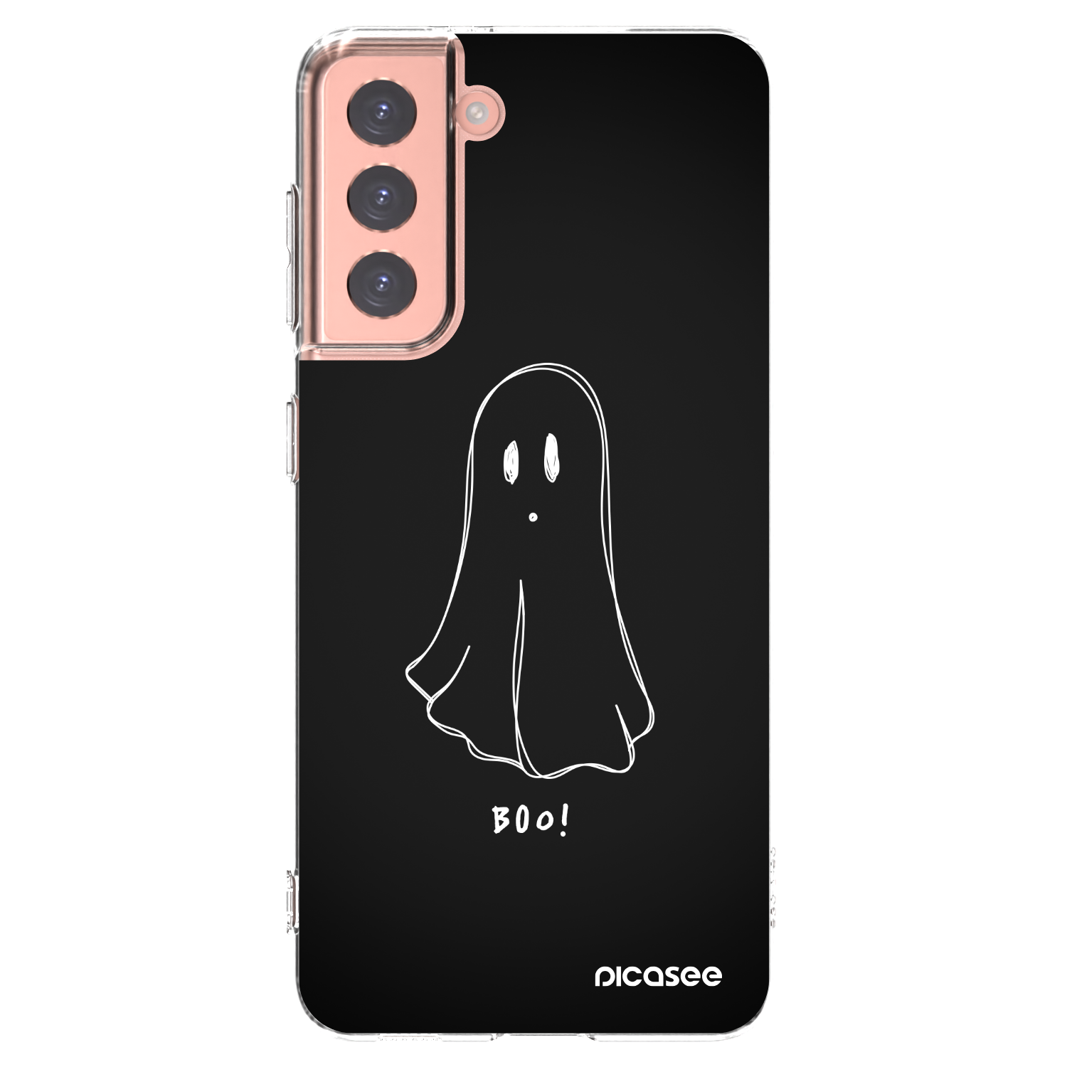 Picasee silikonska prozirna maskica za Samsung Galaxy S21 5G G991B - Ghost 2