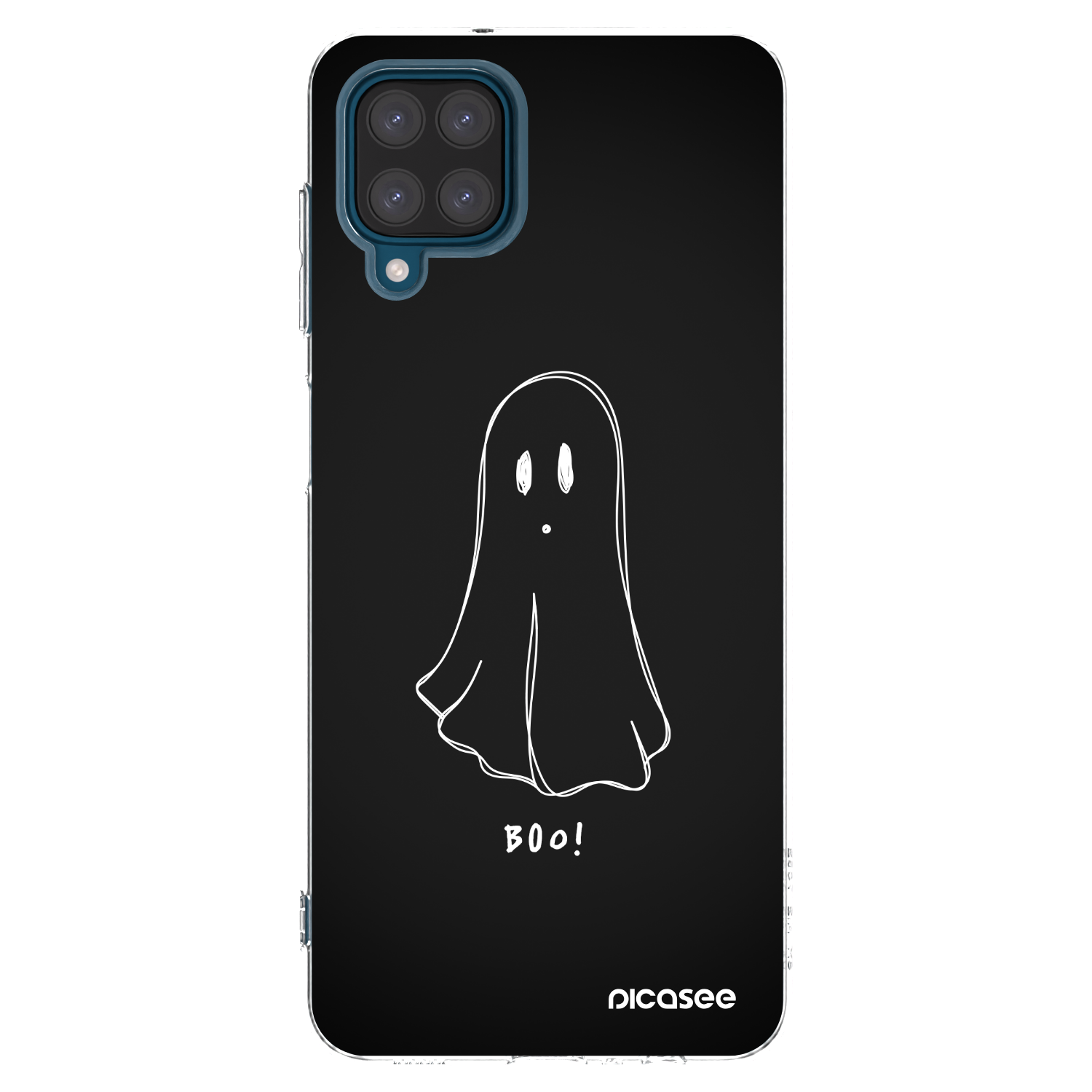 Picasee silikonska prozirna maskica za Samsung Galaxy A12 A125F - Ghost 2