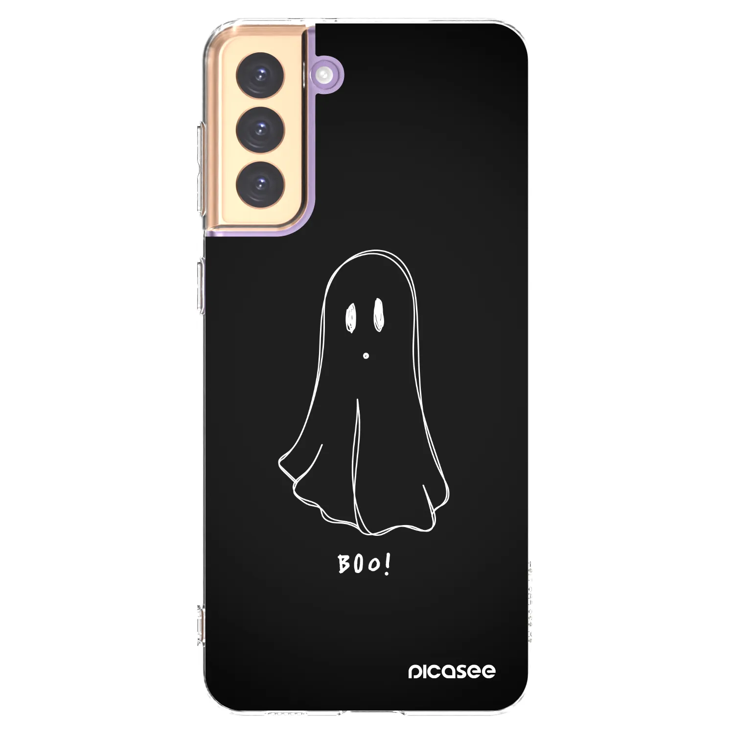 Picasee silikonska prozirna maskica za Samsung Galaxy S21+ 5G G996F - Ghost 2