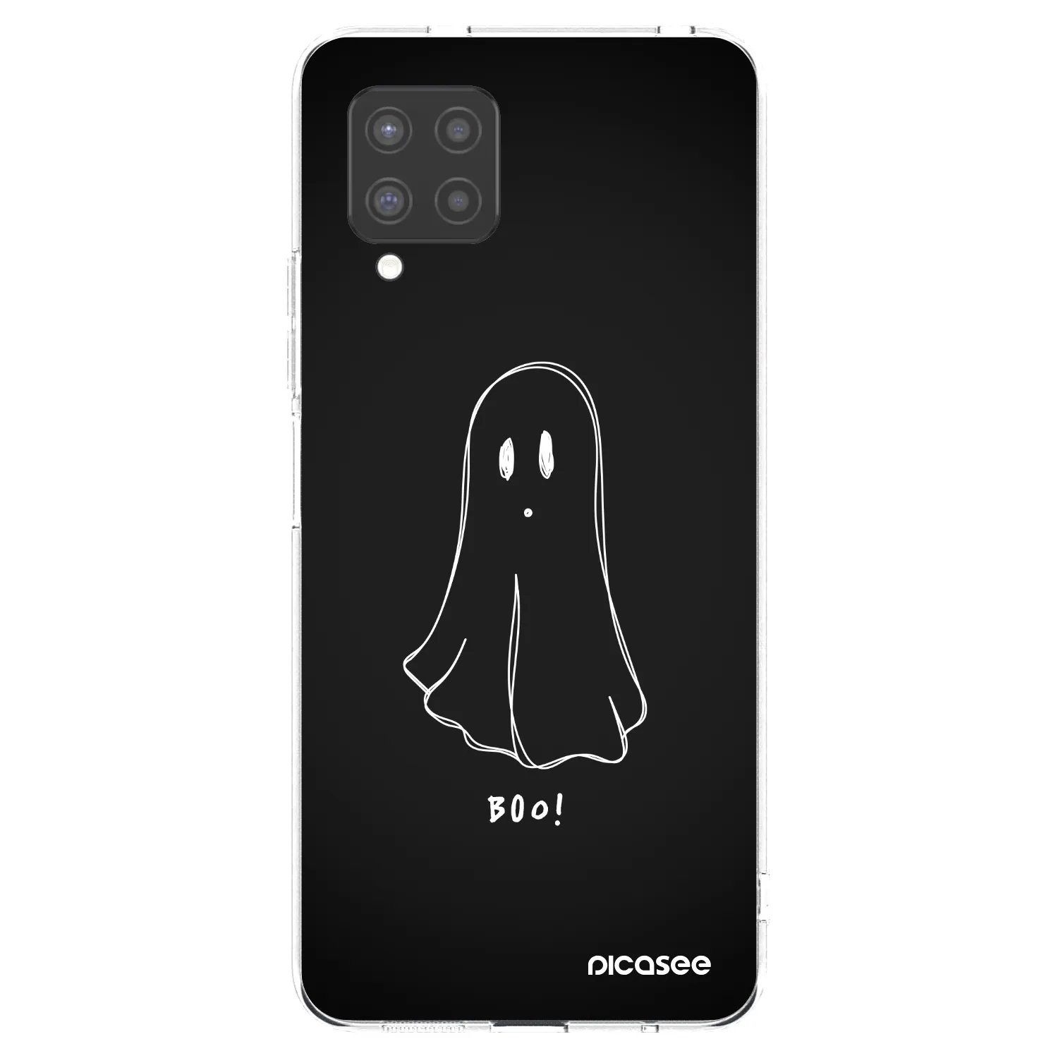 Picasee silikonska prozirna maskica za Samsung Galaxy A42 A426B - Ghost 2