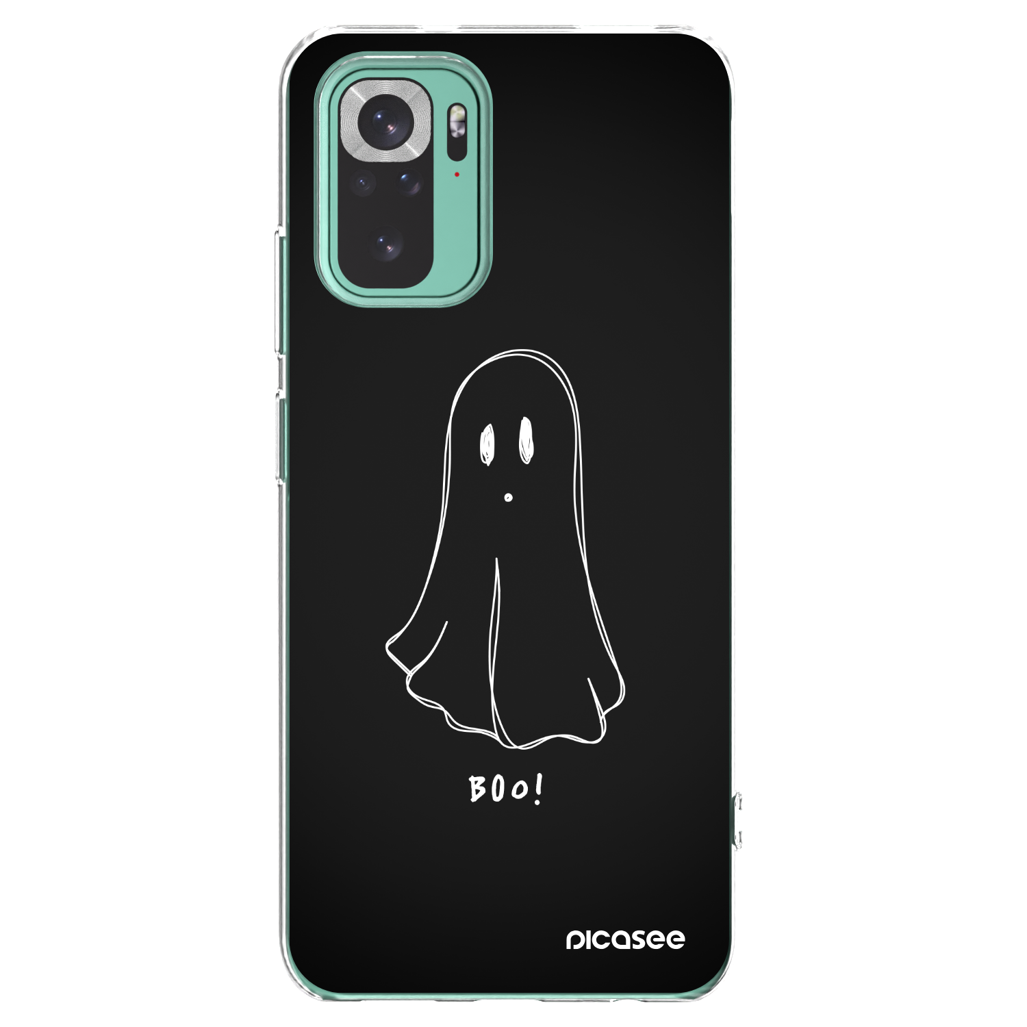 Picasee silikonska prozirna maskica za Xiaomi Redmi Note 10 Pro - Ghost 2