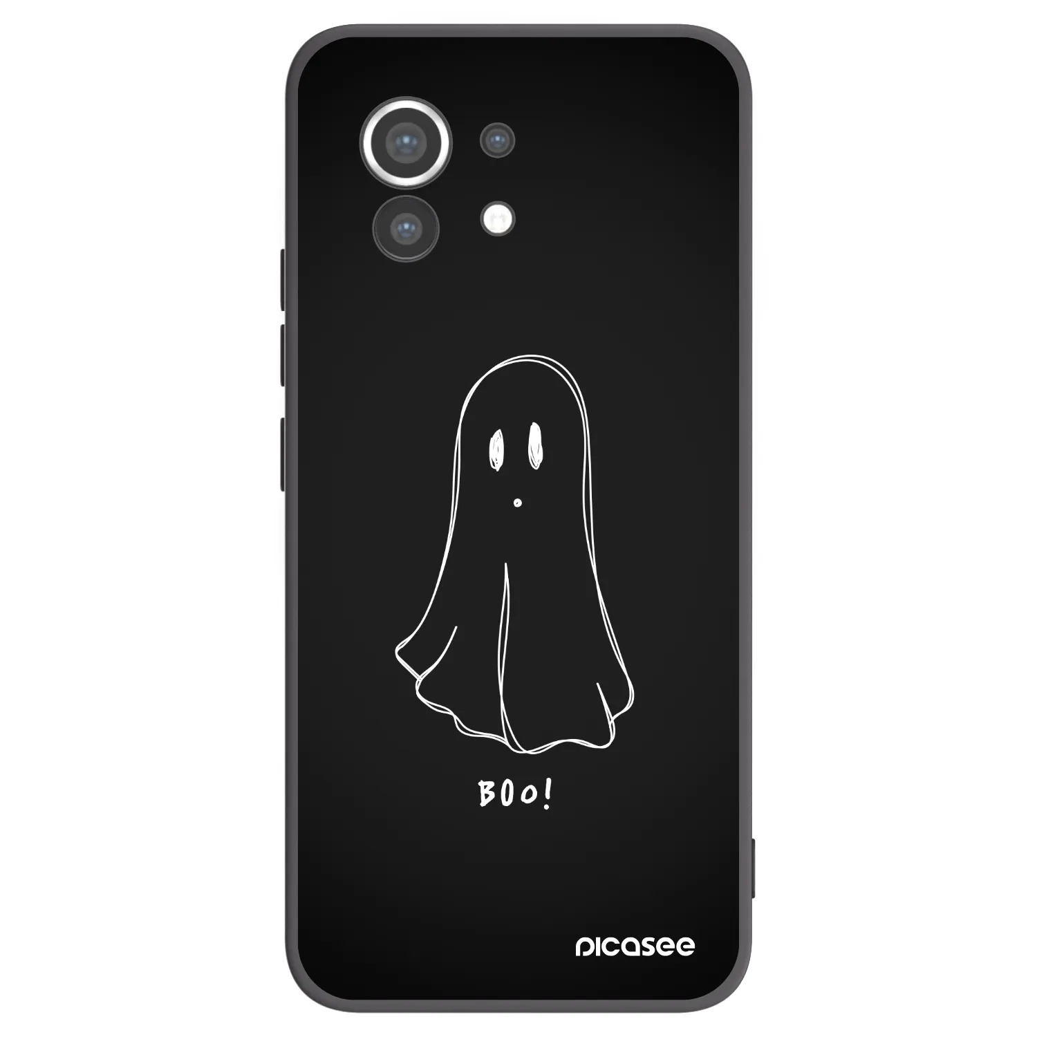 Picasee crna silikonska maskica za Xiaomi Mi 11 - Ghost 2