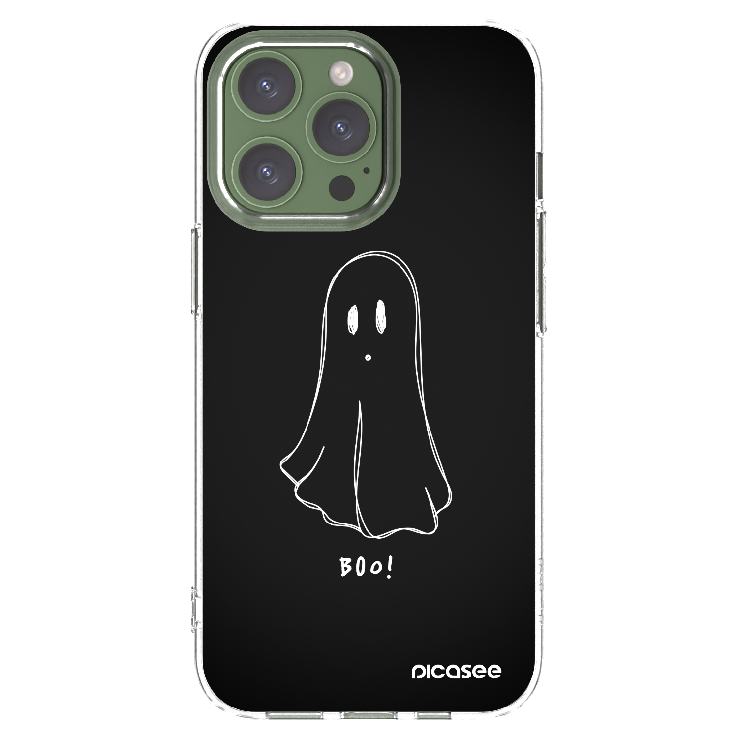 Picasee silikonska prozirna maskica za Apple iPhone 13 Pro - Ghost 2