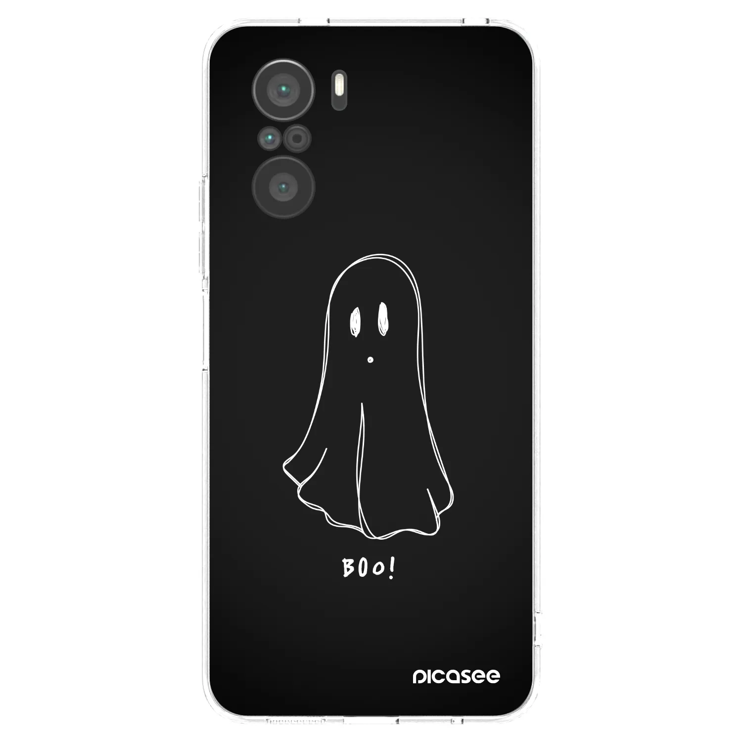 Picasee silikonska prozirna maskica za Xiaomi Poco F3 - Ghost 2