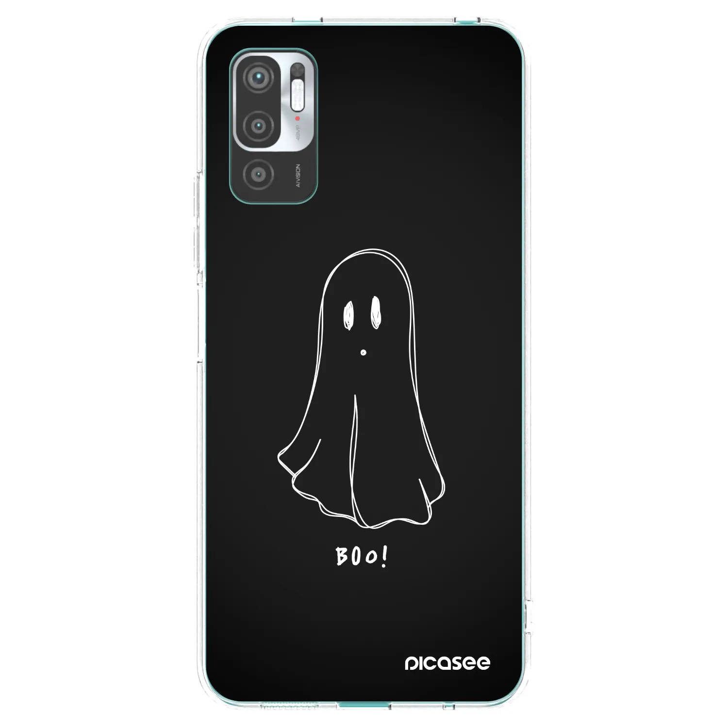 Picasee silikonska prozirna maskica za Xiaomi Redmi Note 10 5G - Ghost 2