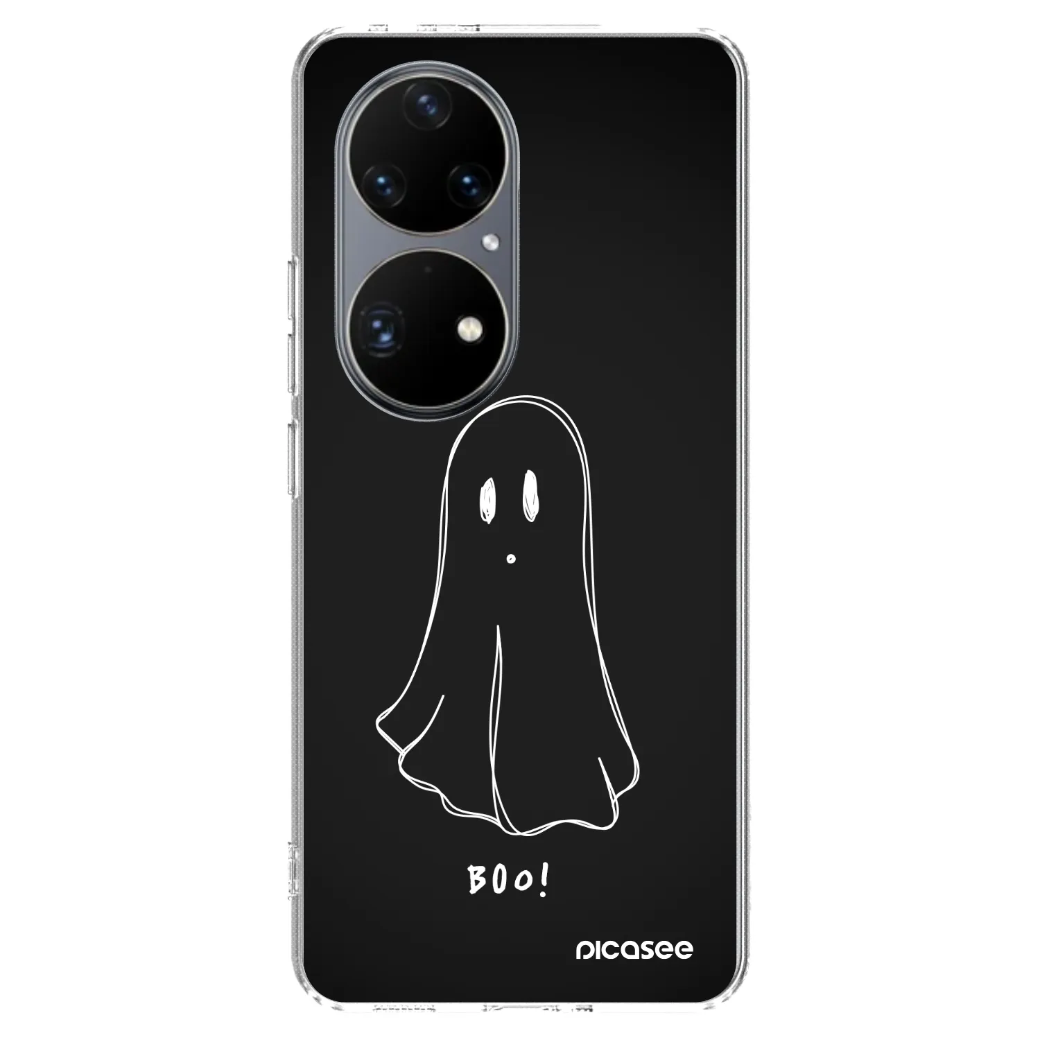 Picasee silikonska prozirna maskica za Huawei P50 - Ghost 2