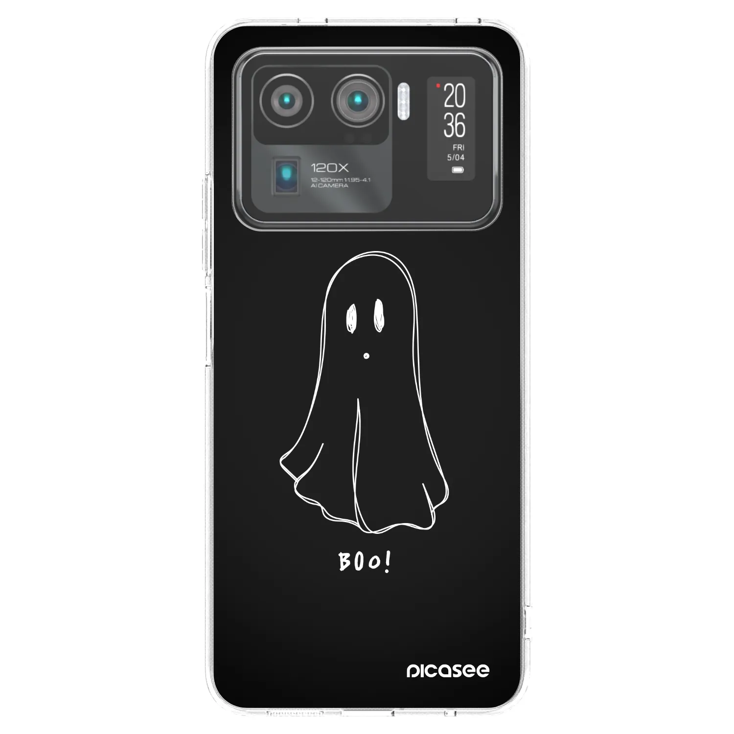 Picasee silikonska prozirna maskica za Xiaomi Mi 11 Ultra - Ghost 2