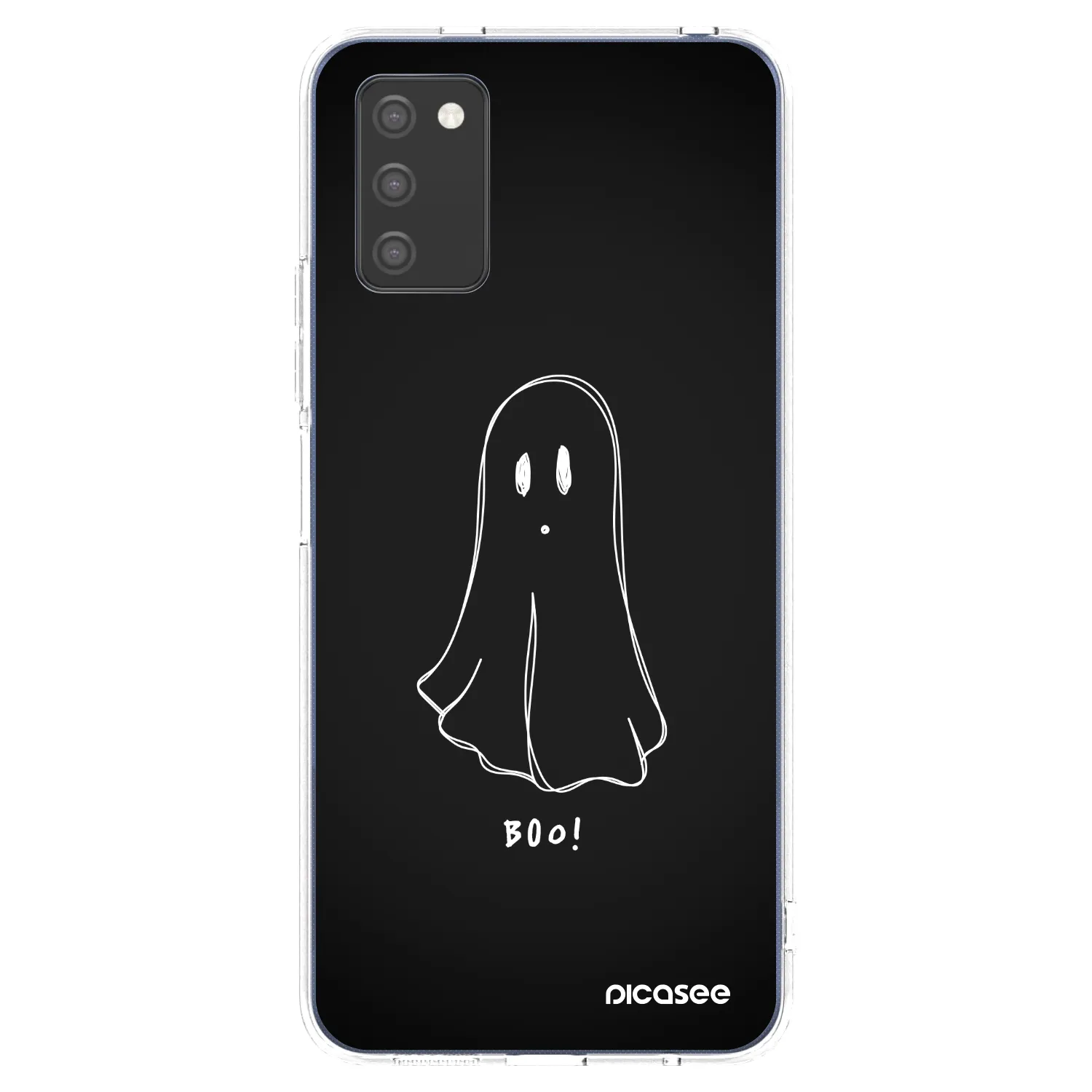 Picasee silikonska prozirna maskica za Samsung Galaxy A02s A025G - Ghost 2