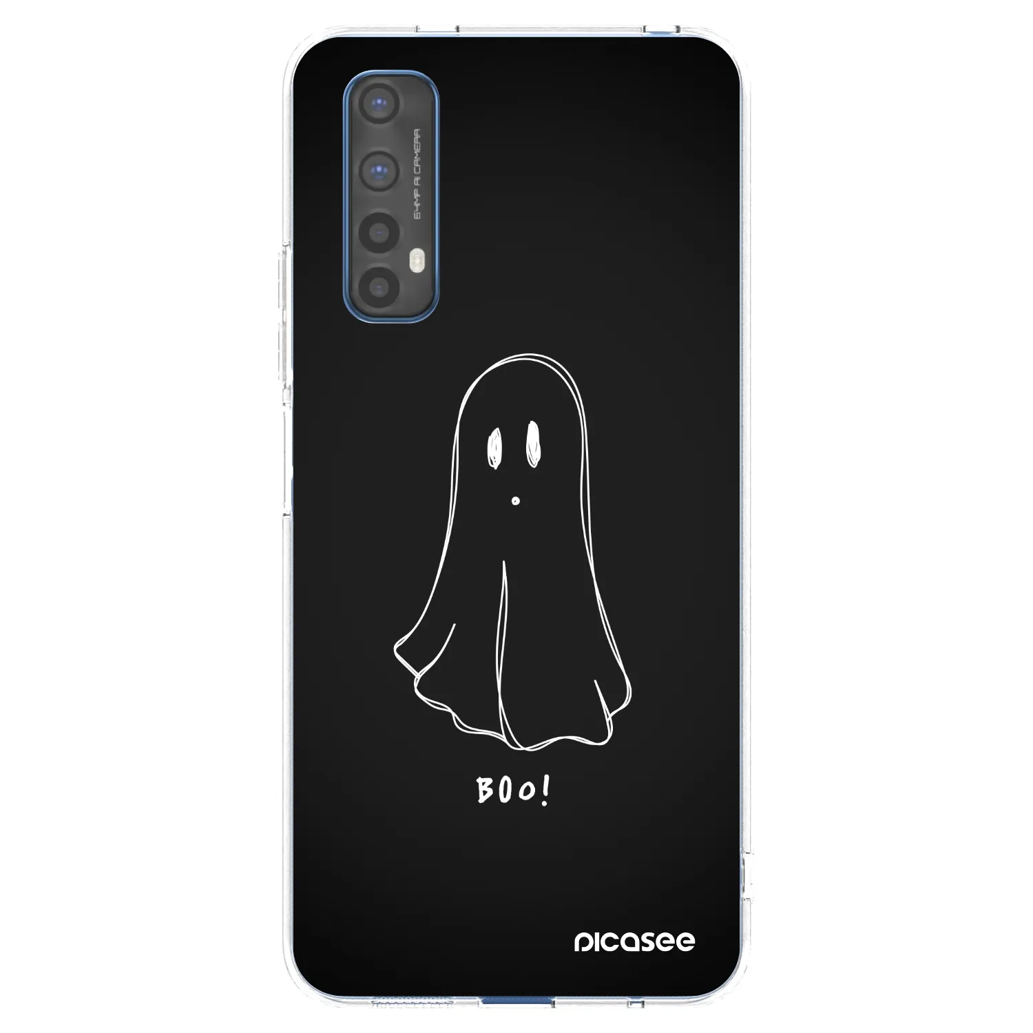 Picasee silikonska prozirna maskica za Realme 7 - Ghost 2