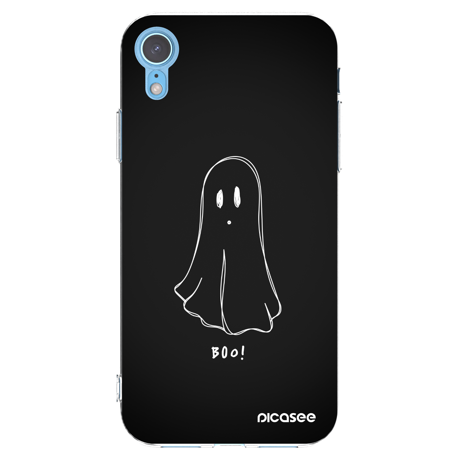 Picasee silikonska prozirna maskica za Apple iPhone XR - Ghost 2