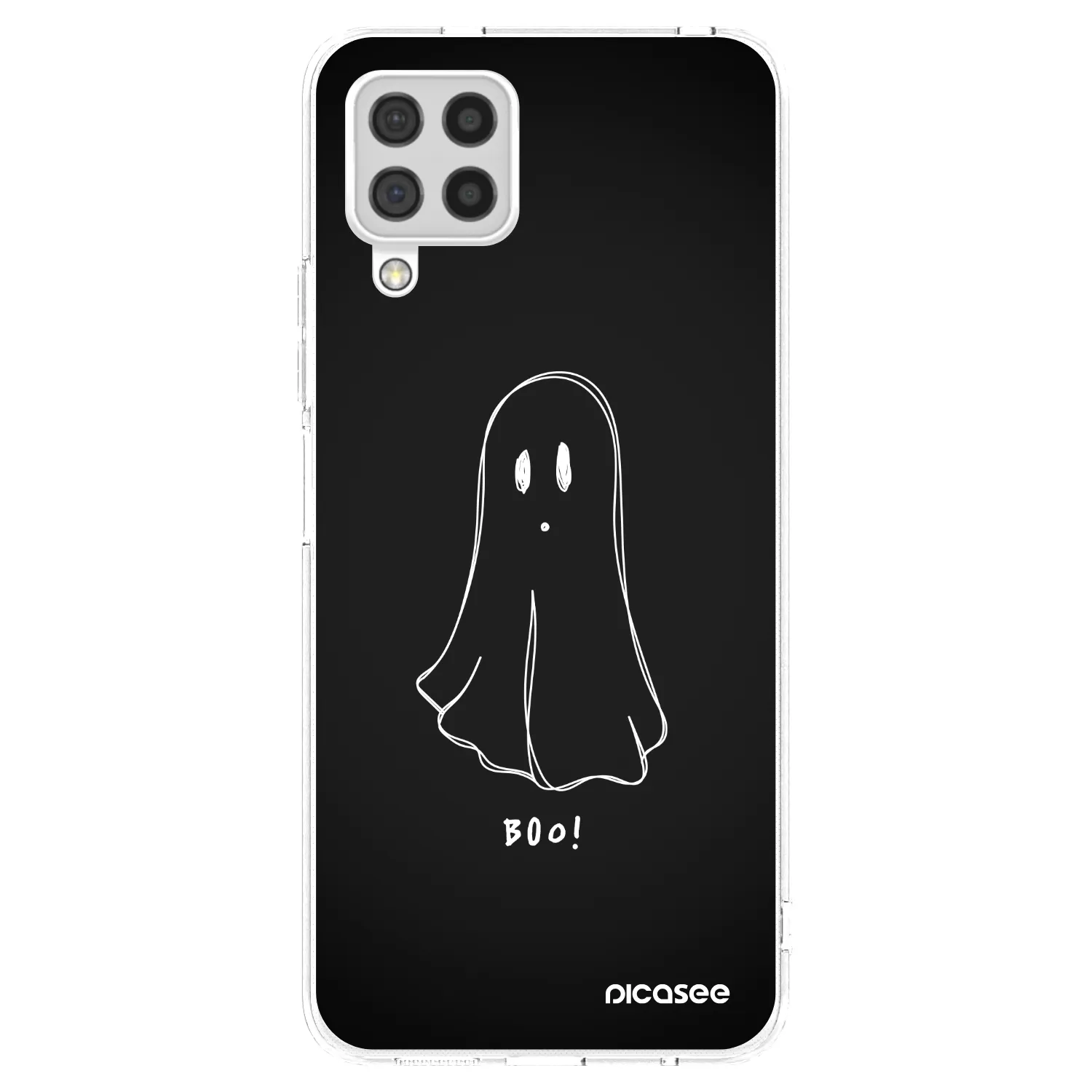 Picasee silikonska prozirna maskica za Samsung Galaxy A22 A225F 4G - Ghost 2