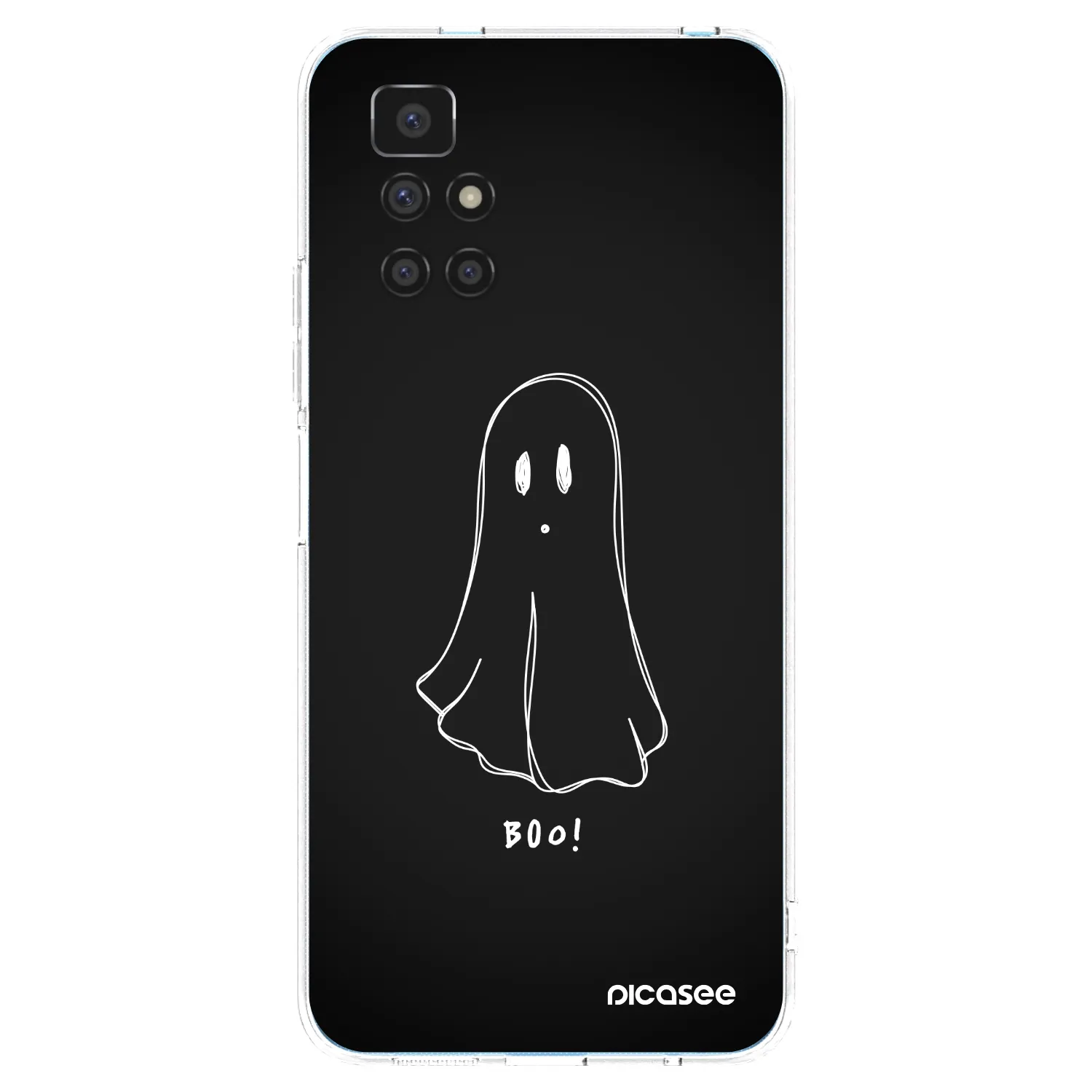 Picasee silikonska prozirna maskica za Xiaomi Redmi 10 - Ghost 2